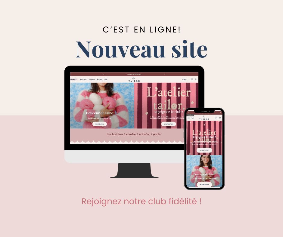 Bienvenue sur notre nouveau site Lise Tailor ✨