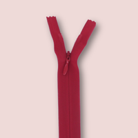 Invisible zipper - 40 cm - Red Poppy