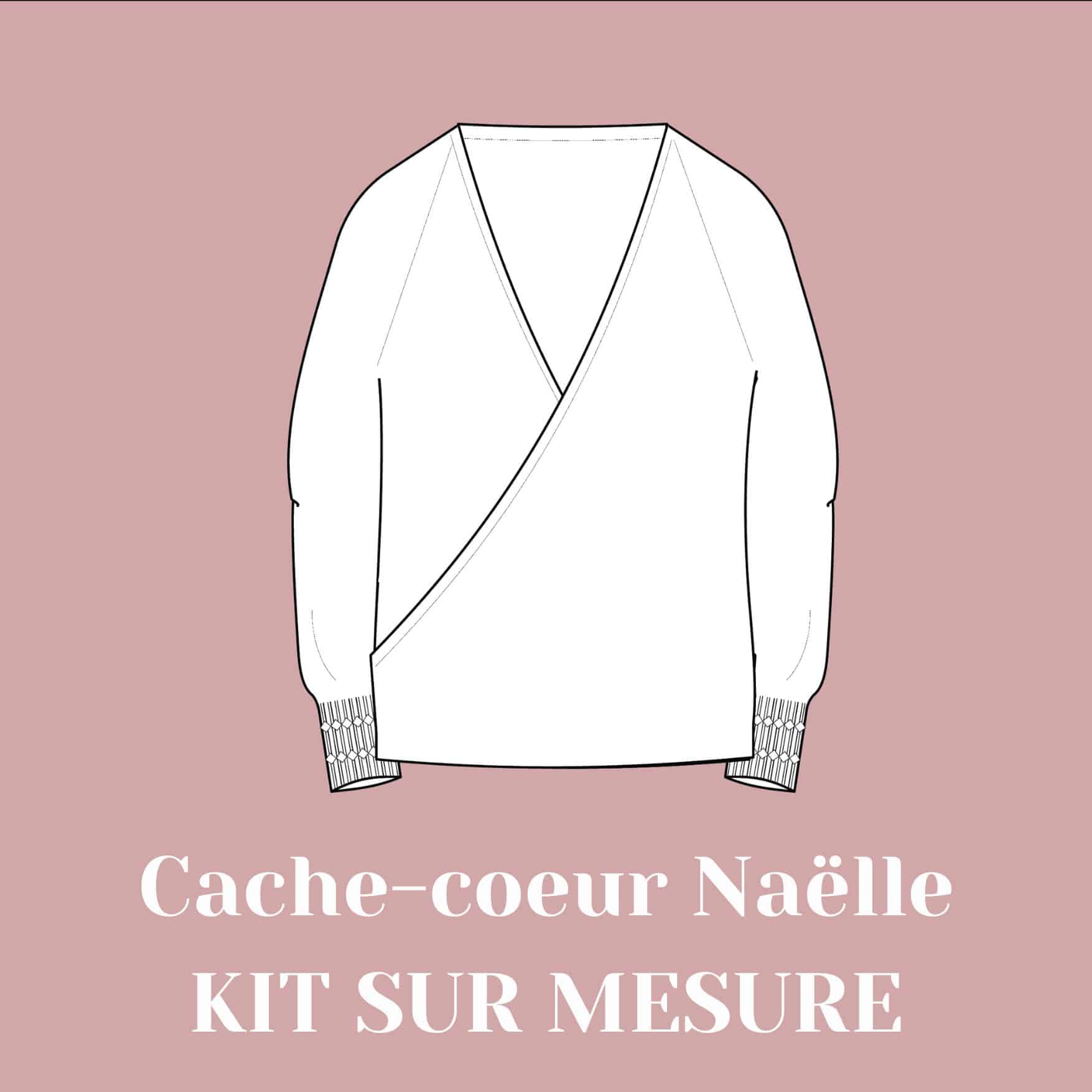 Kit tricot - Cache-coeur Naëlle