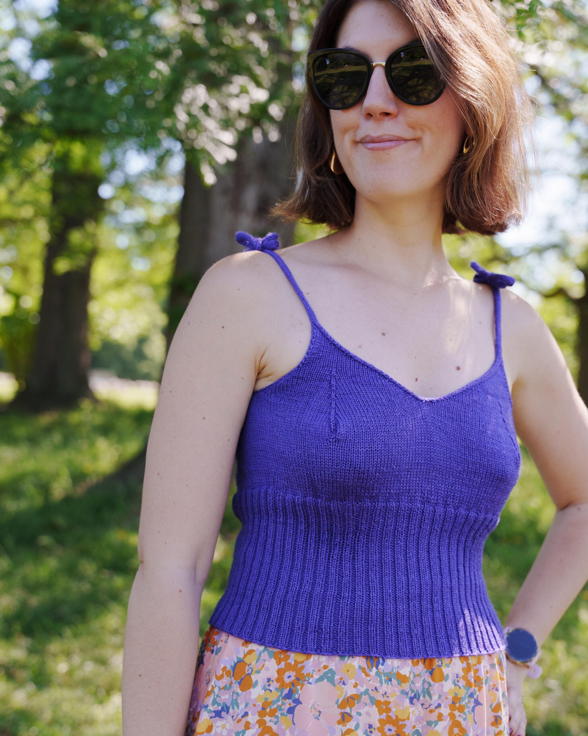 Kit tricot - Top A l'ombre des pins