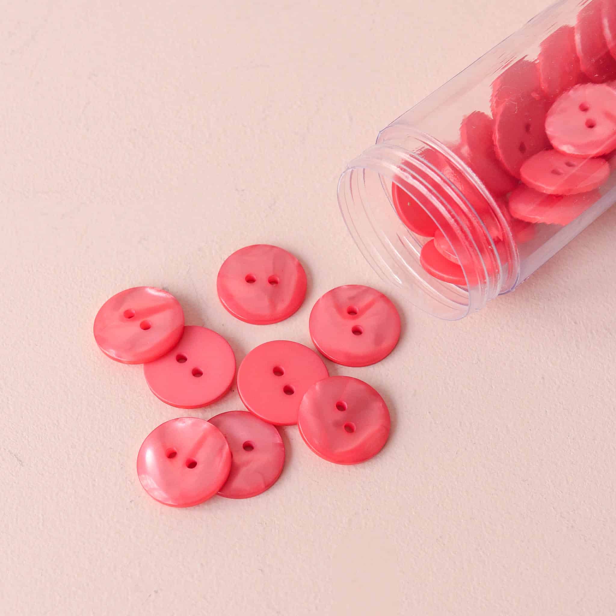 Bouton Sparkle - Corail