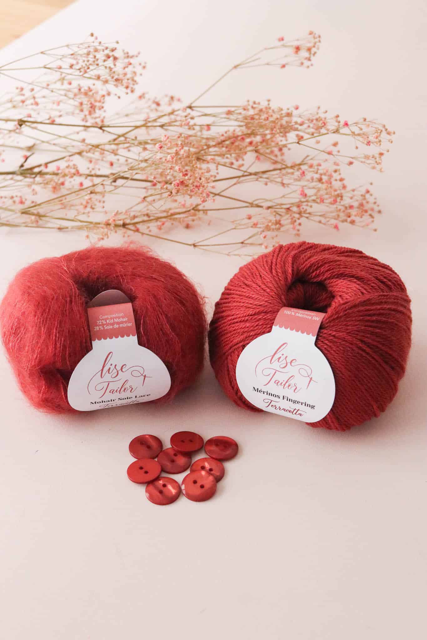 Bouton Sparkle - Terracotta