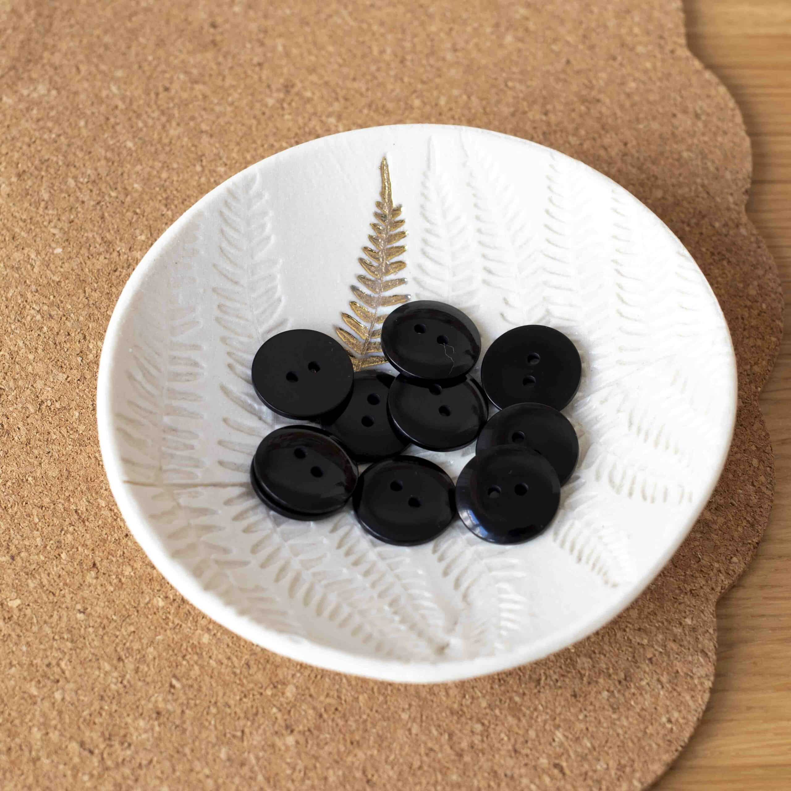 Bouton Sparkle - Noir