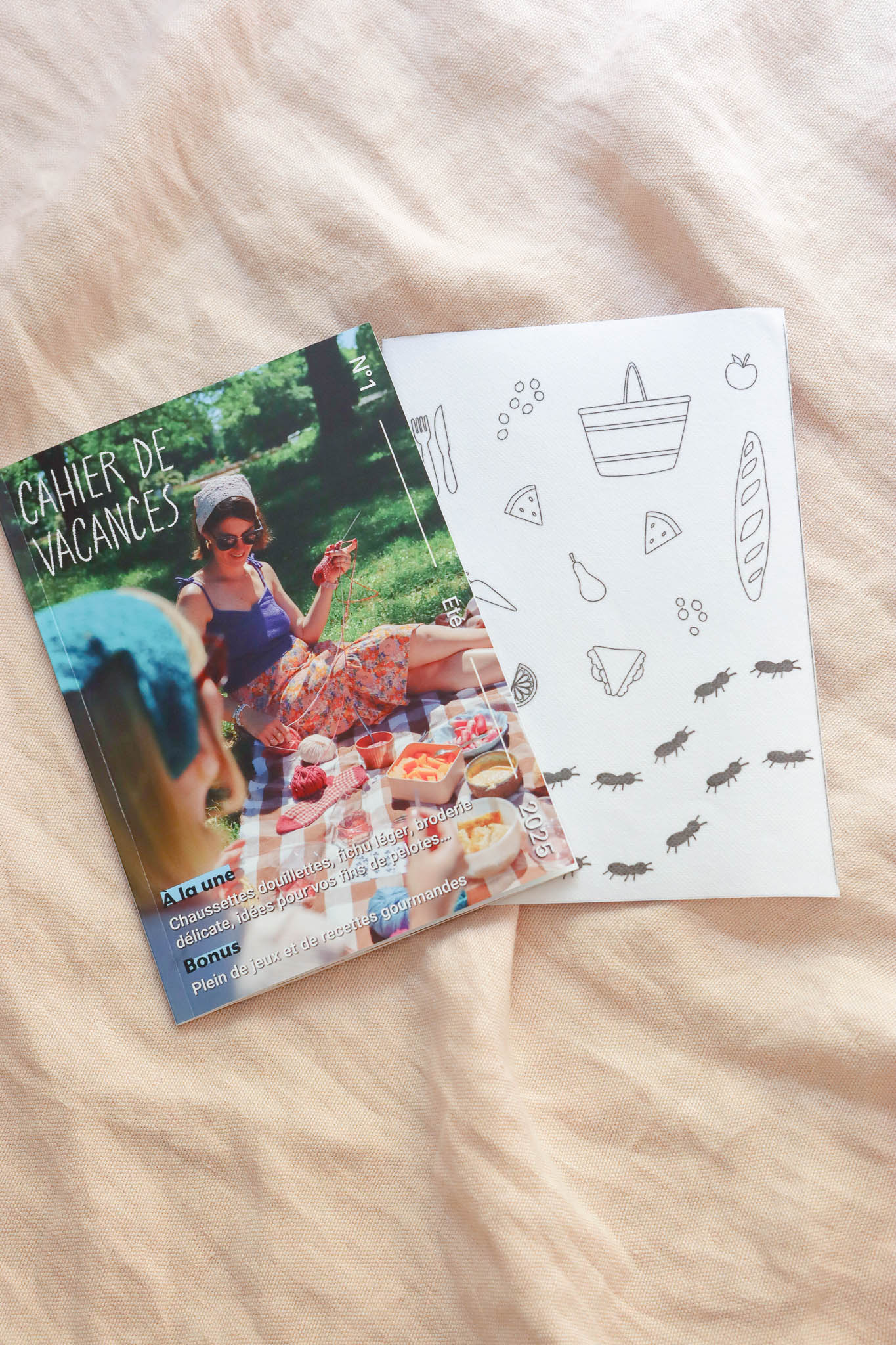 Magazine Cahier de Vacances (Tricot, Crochet, Broderie)