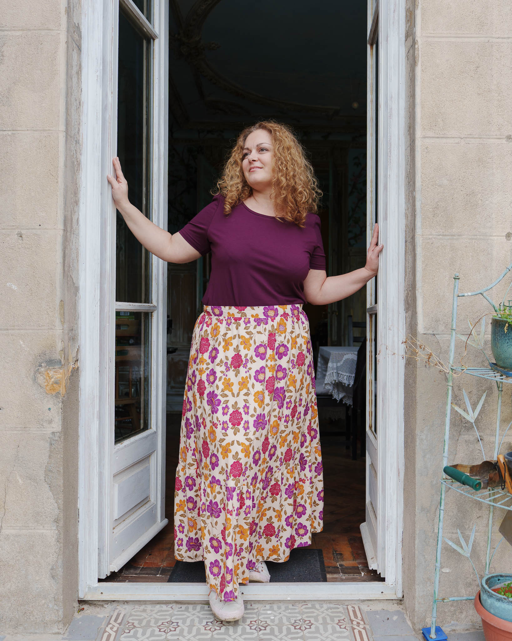 Viscose jersey - Aubergine