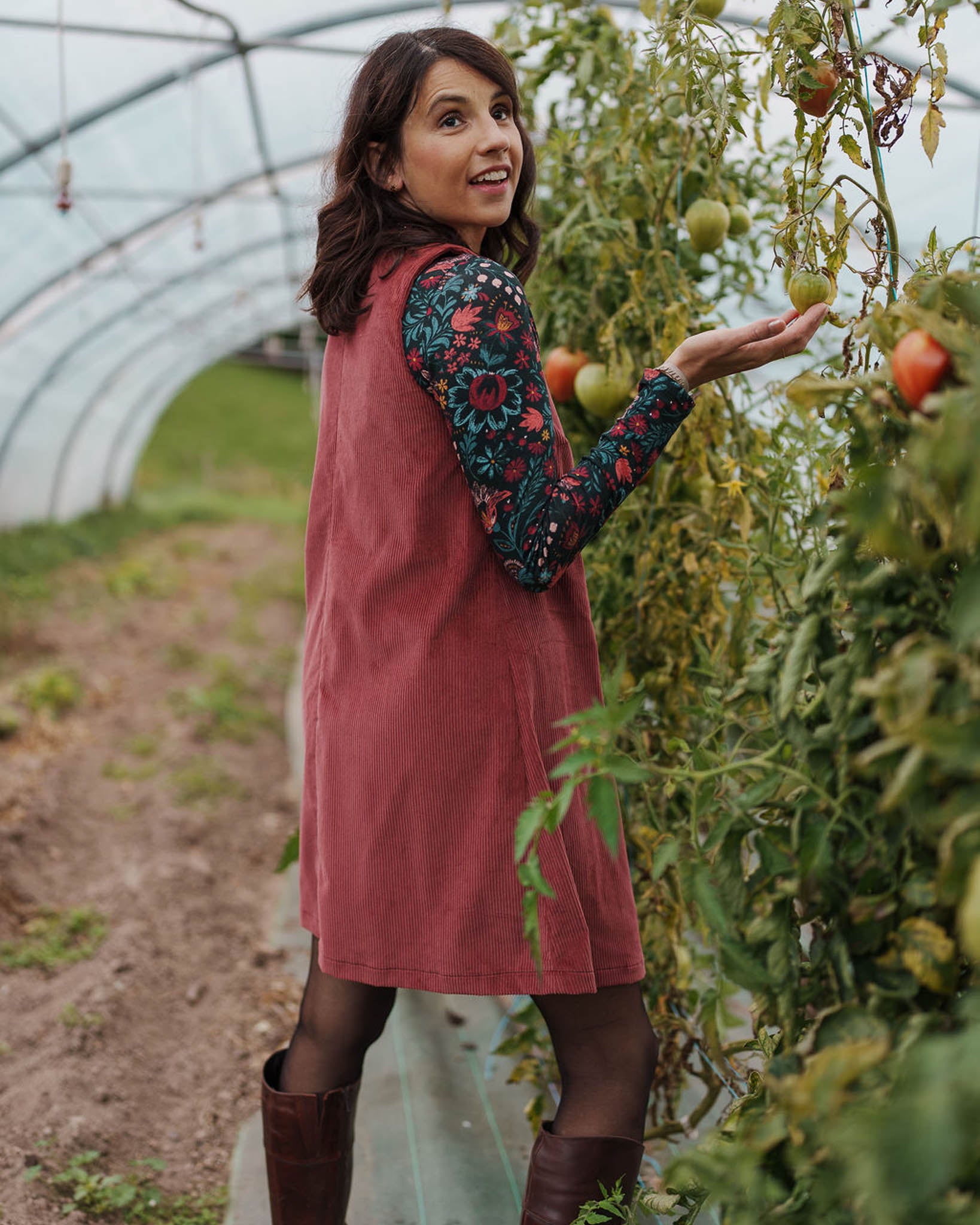 Kit Couture - Robe Dorothea - Terracotta