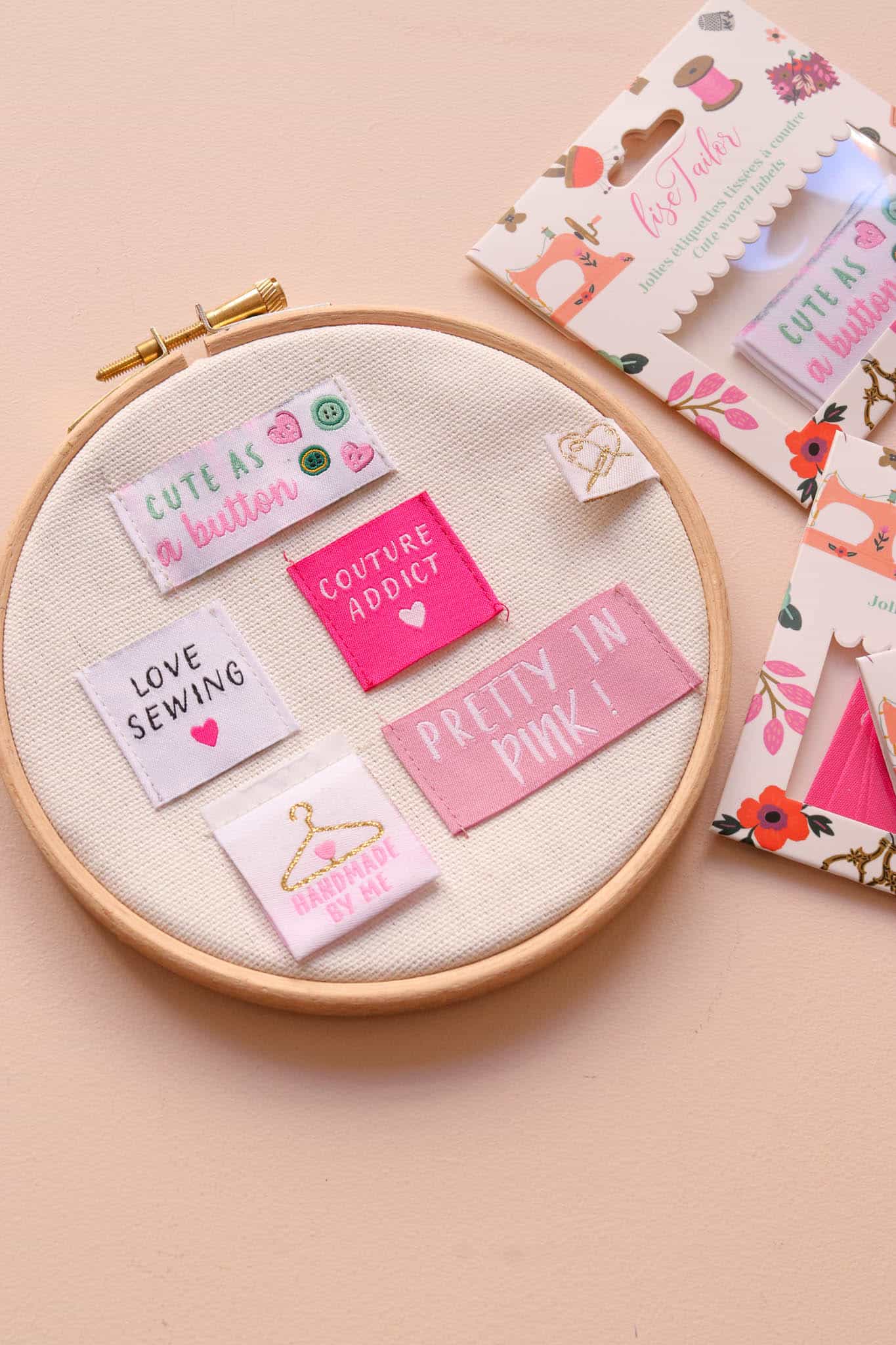 Étiquettes Tissées à Coudre “Cute as a button”