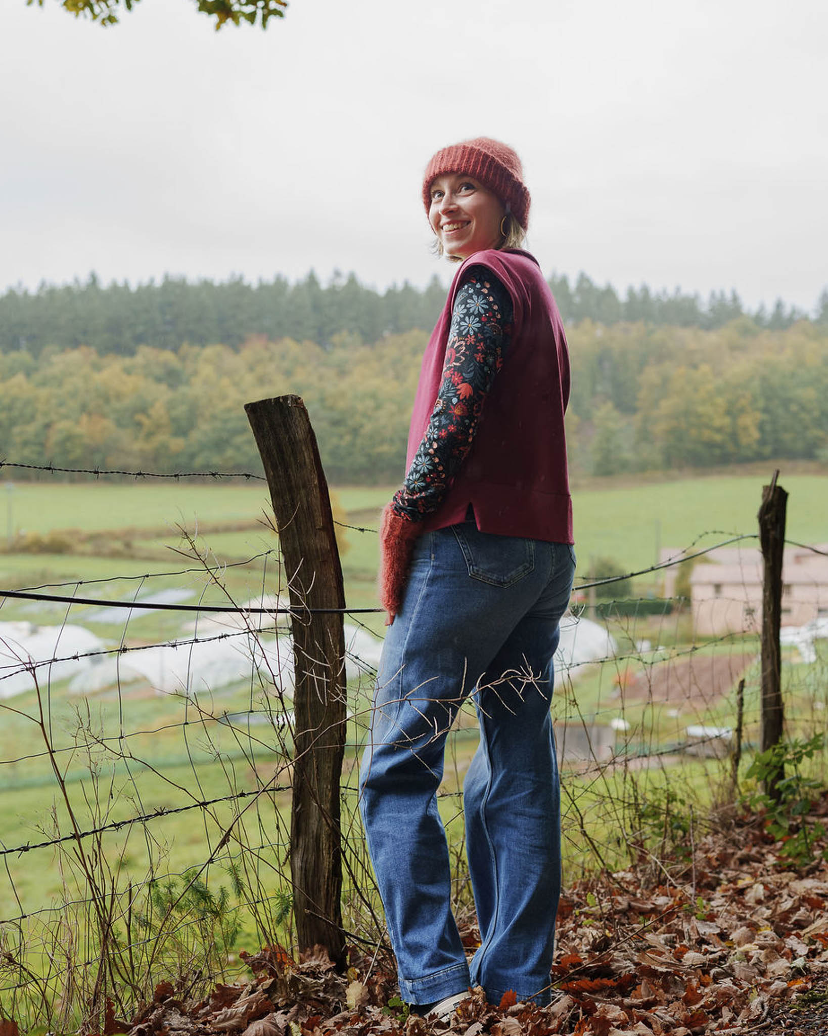 Sewing Kit - Fika Sweatshirt - Burgundy