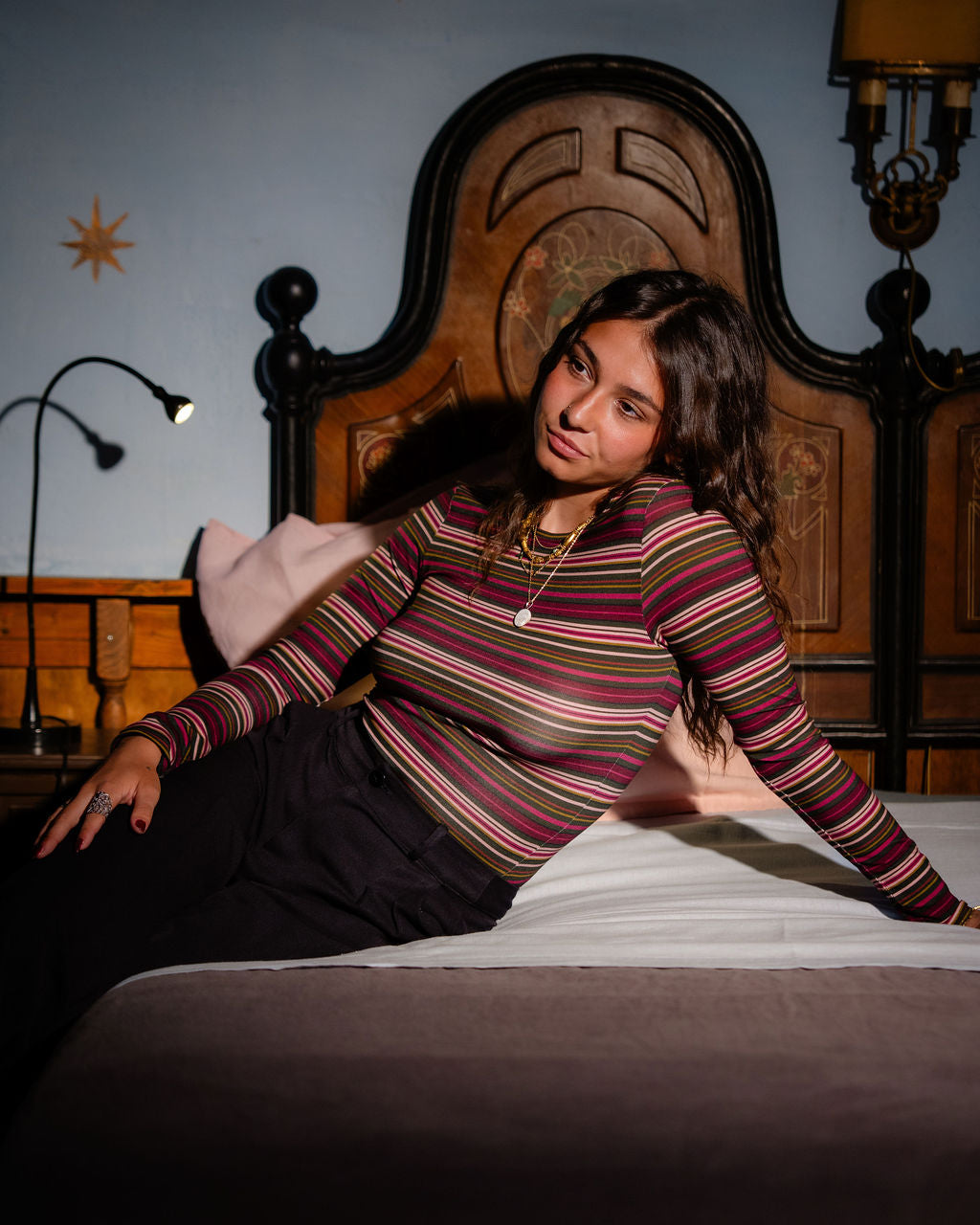 JERSEY de viscose - Velvet Stripes