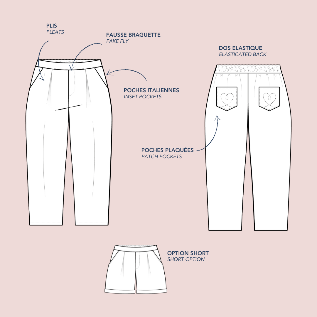 PETITE Pantalon MARELLE - PDF