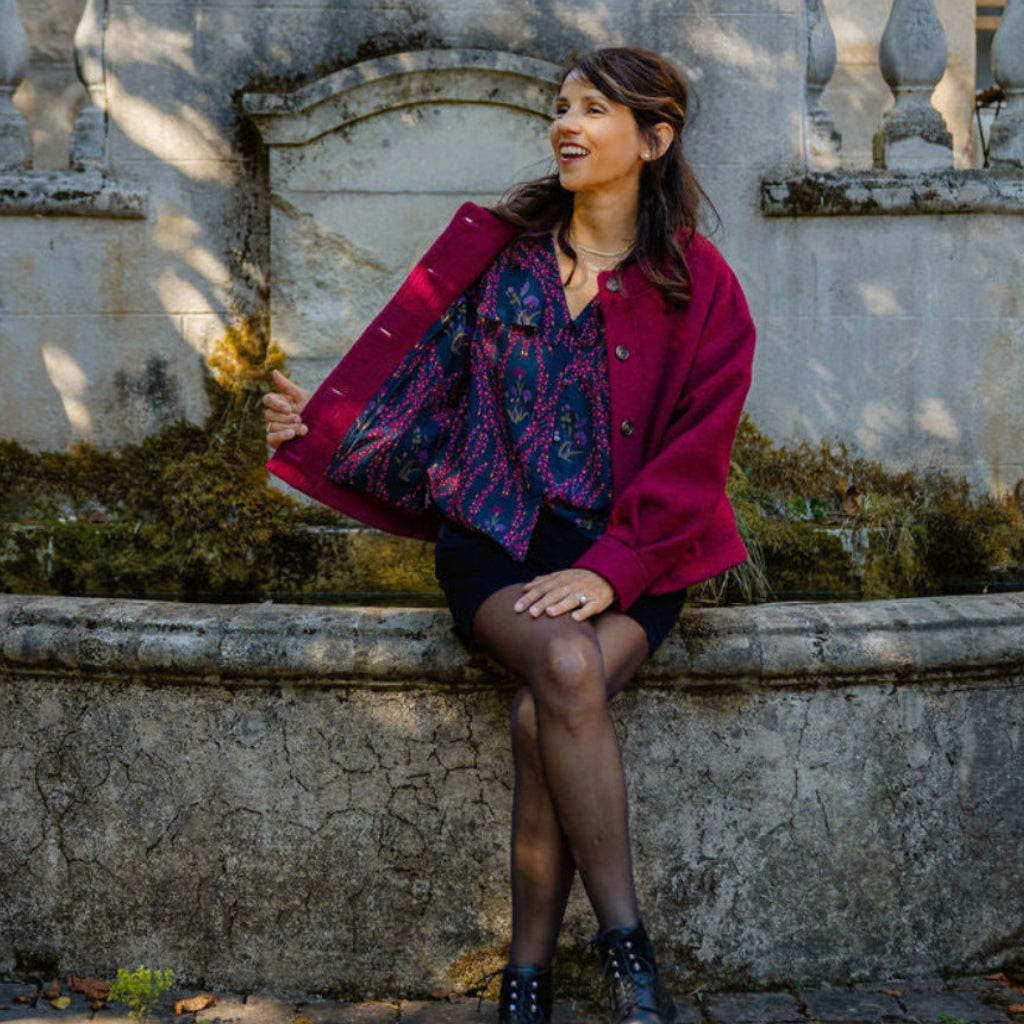 Coffret Couture - Manteau Matthew - Cerise/Joséphine