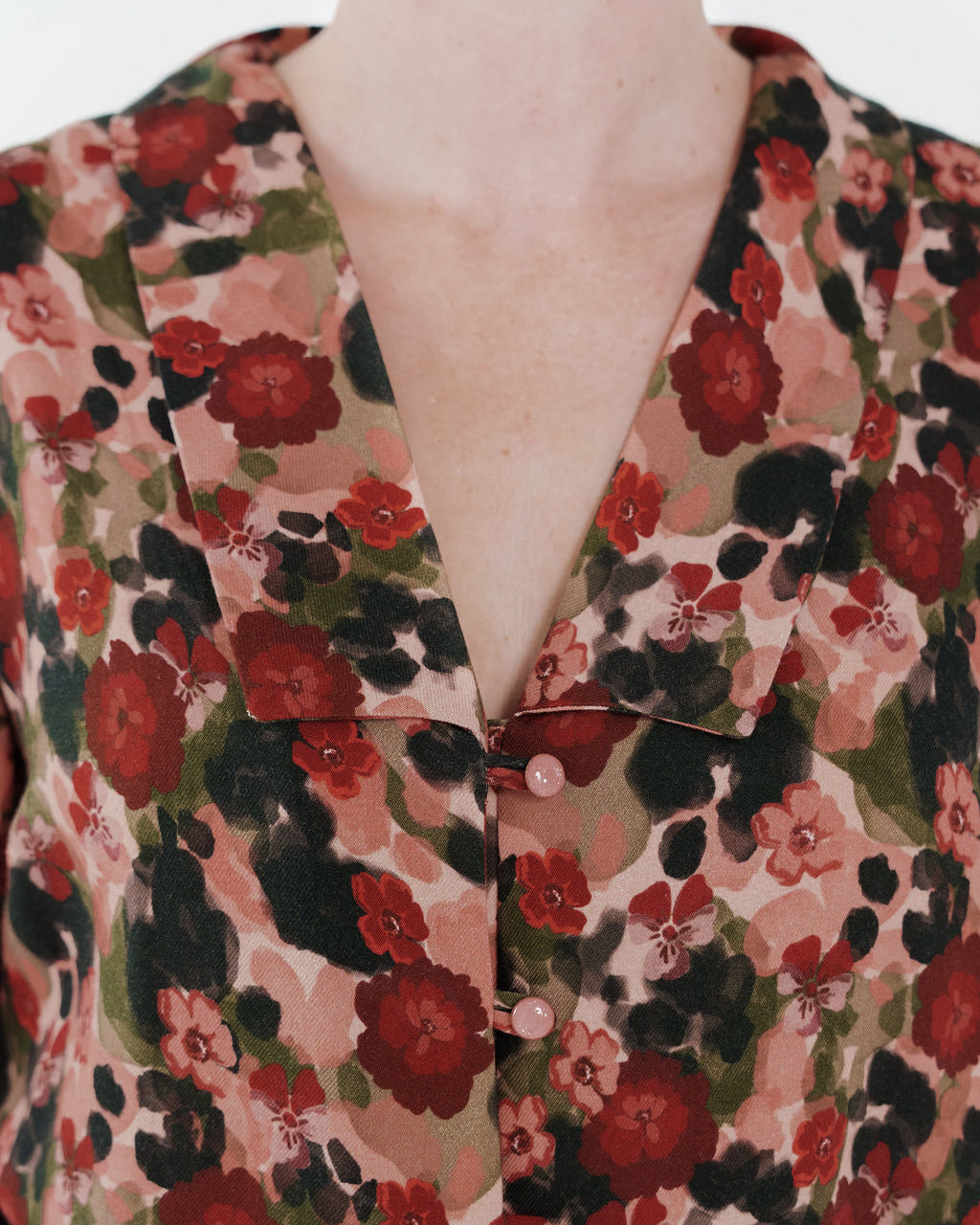 Twill Viscose - Flower Drips