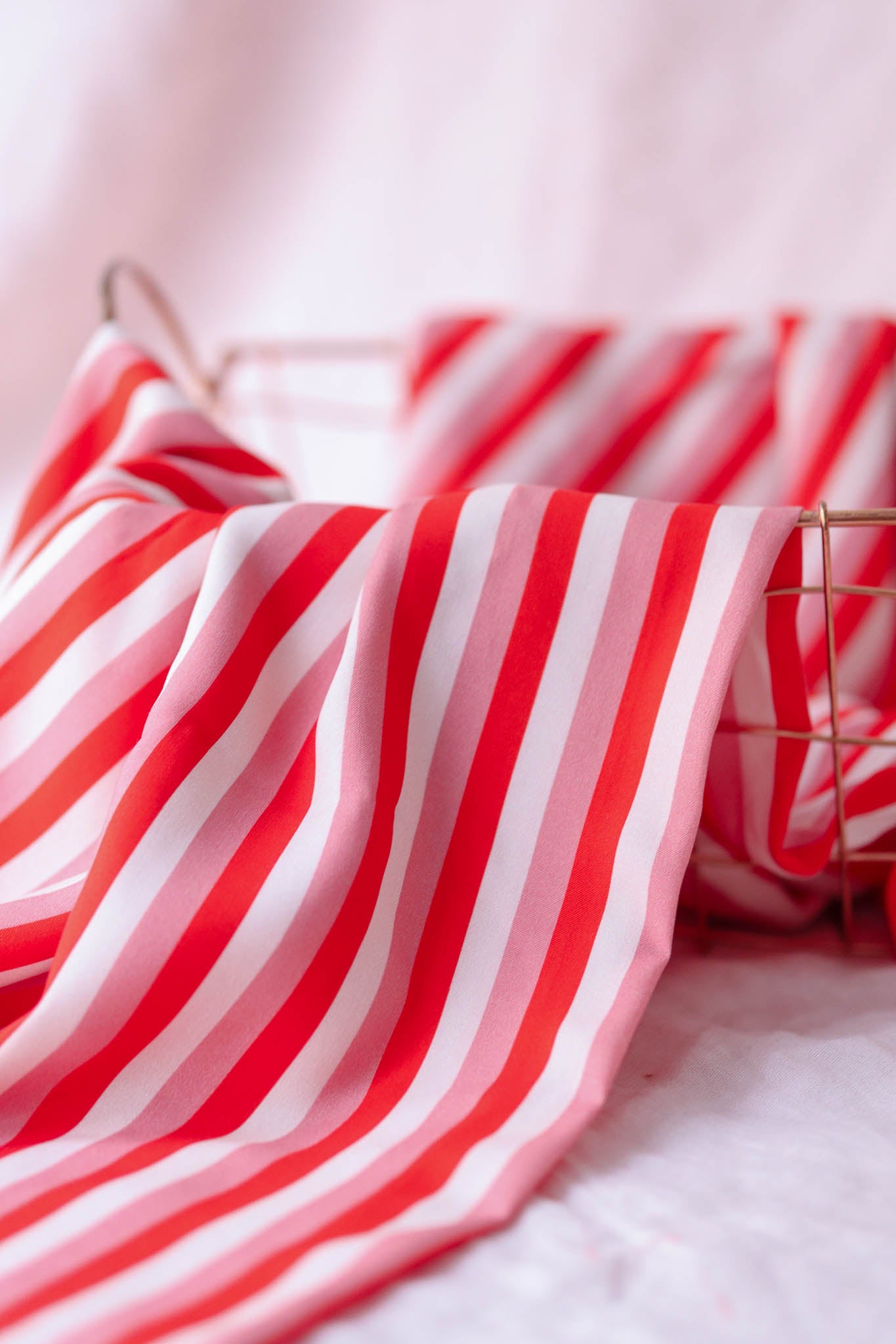 Viscose - Poppy Stripe - FLAWS