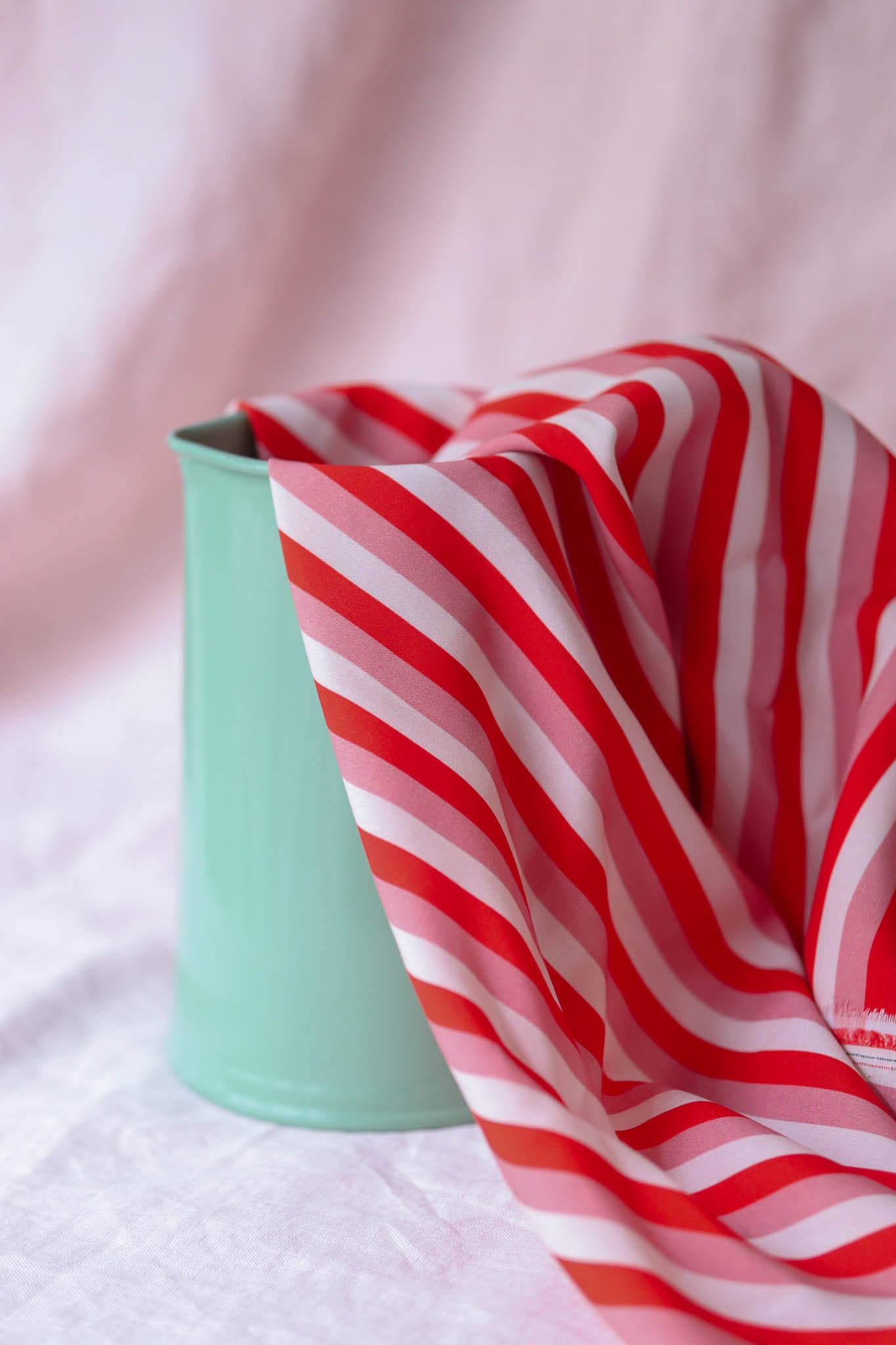 Viscose - Poppy Stripe - FLAWS