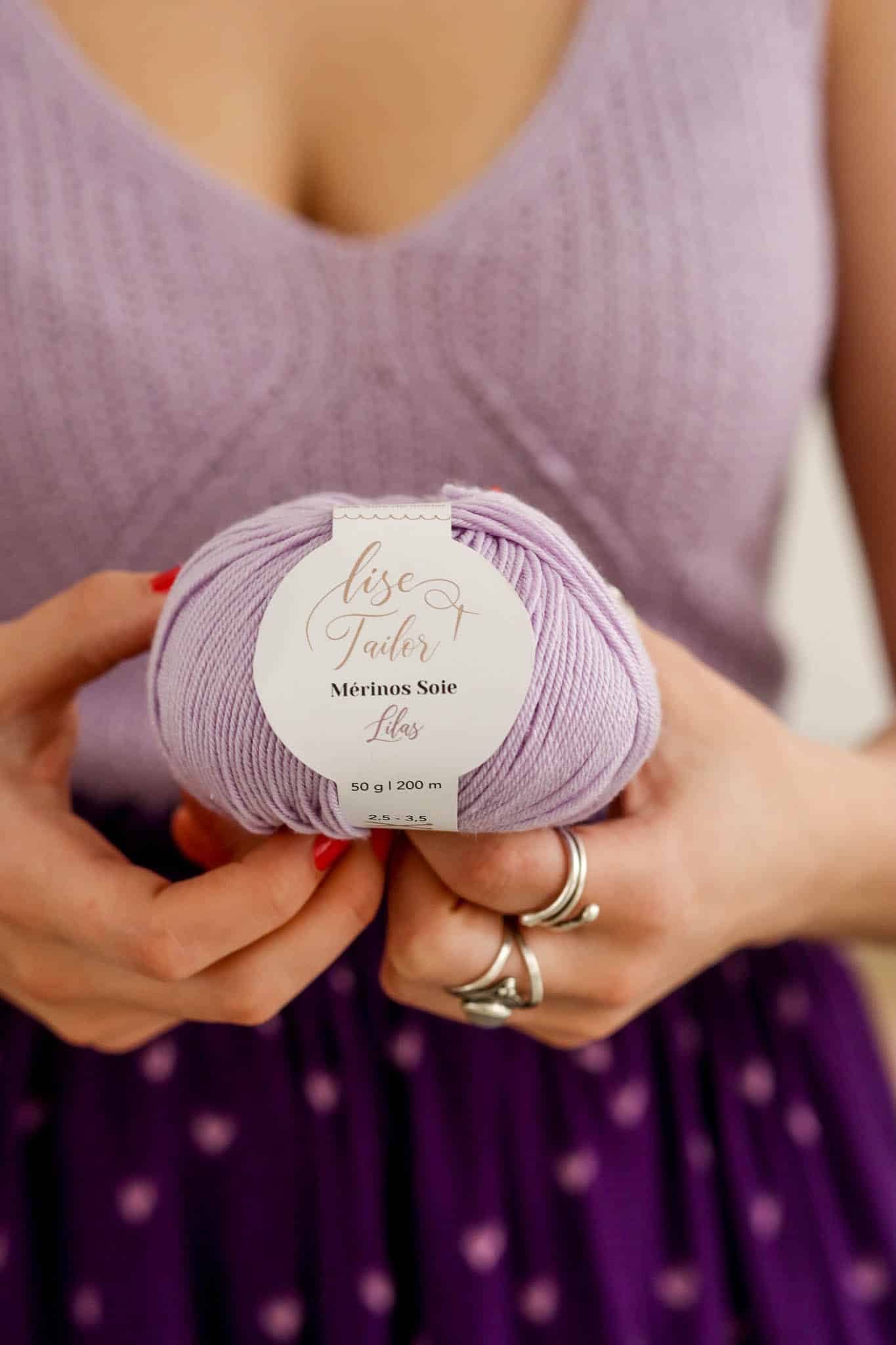 Mérinos & Soie - Lilas