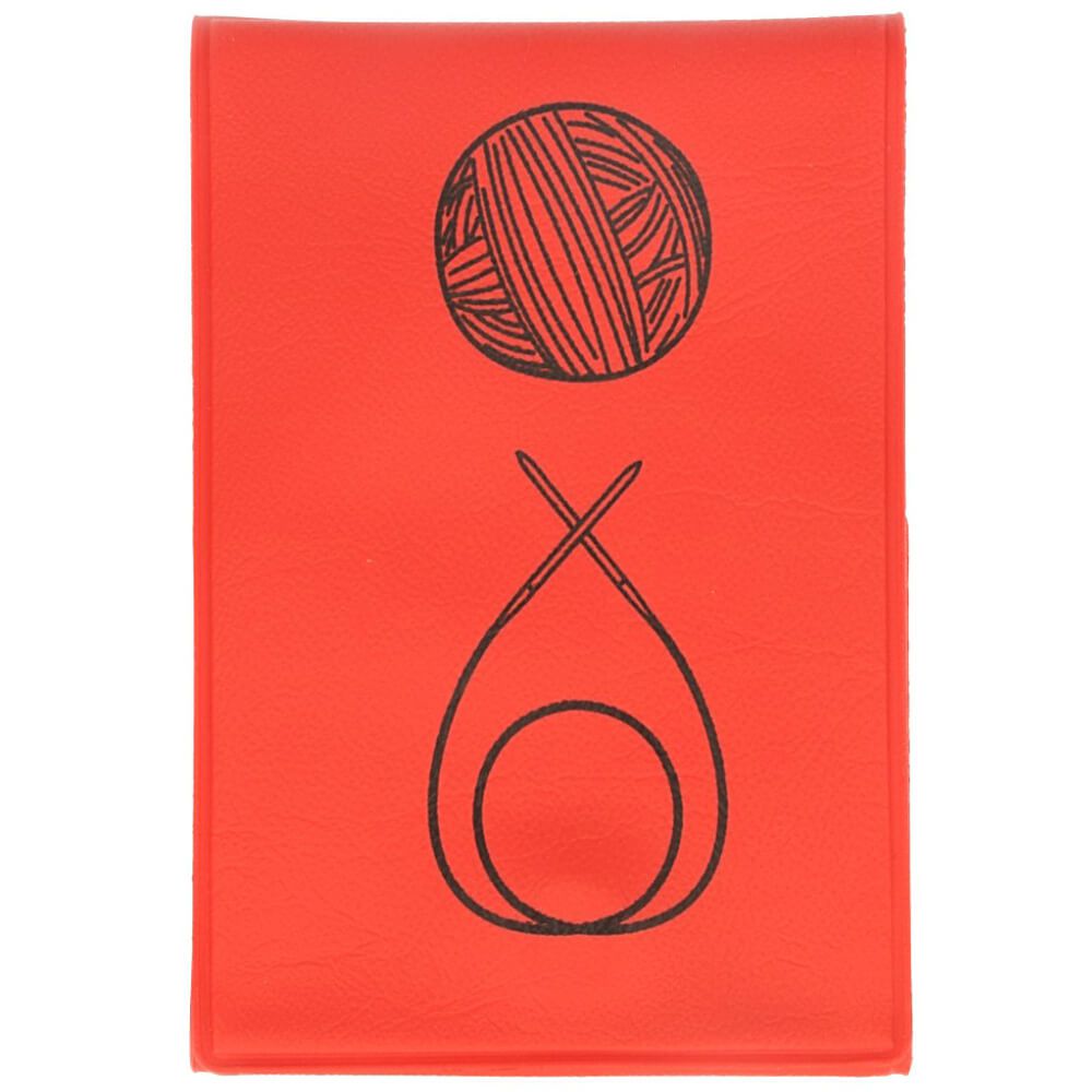 Set aiguilles à laine tulip fines avec étui aimanté - Rouge