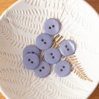 Bouton en nacre plat - Nuage