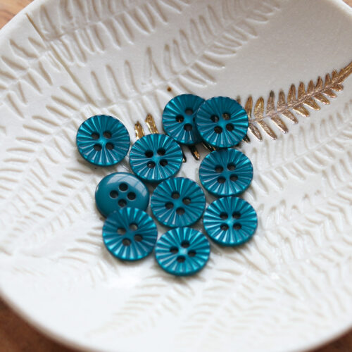 Daisy Button - Fir Green