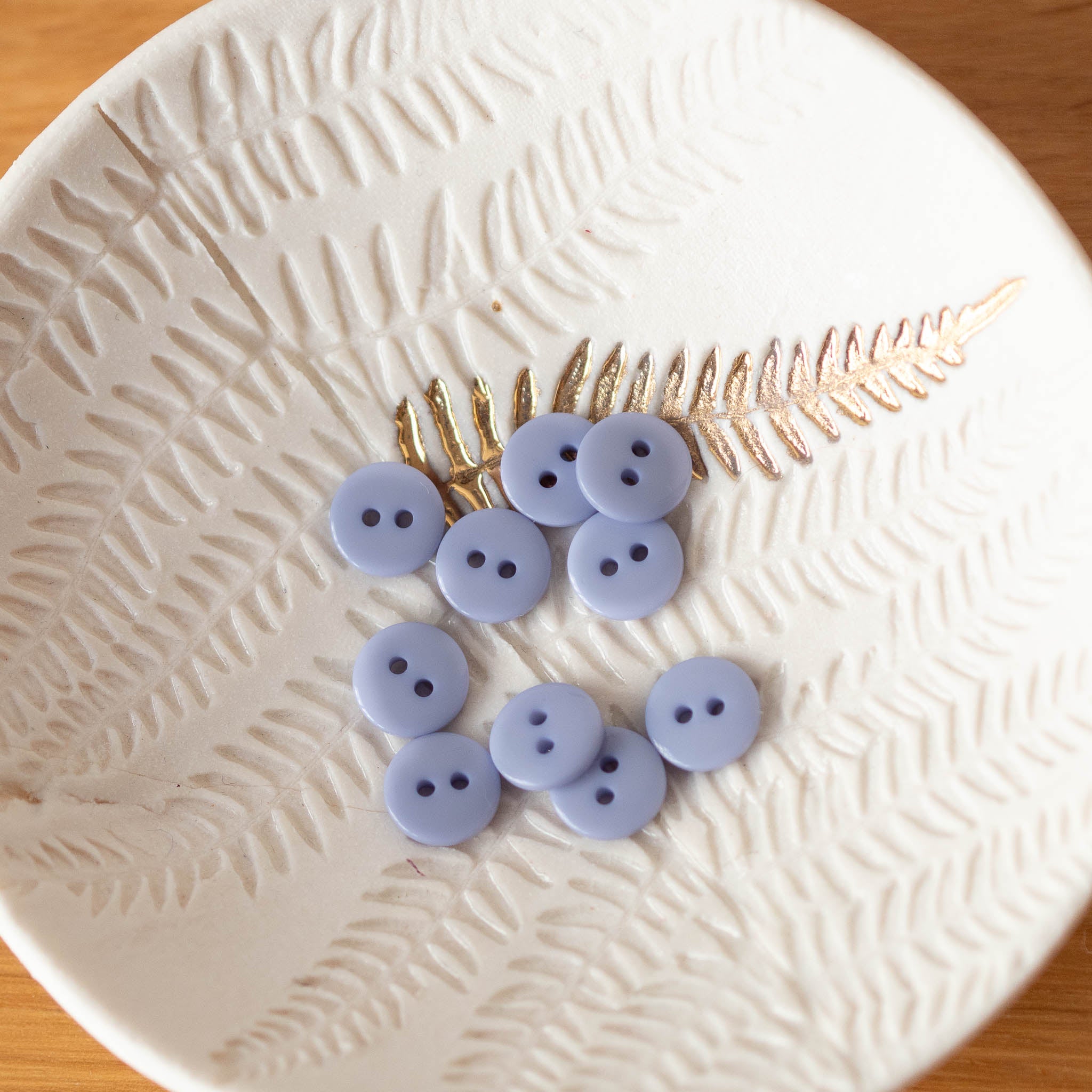 Bouton plat brillant - Nuage