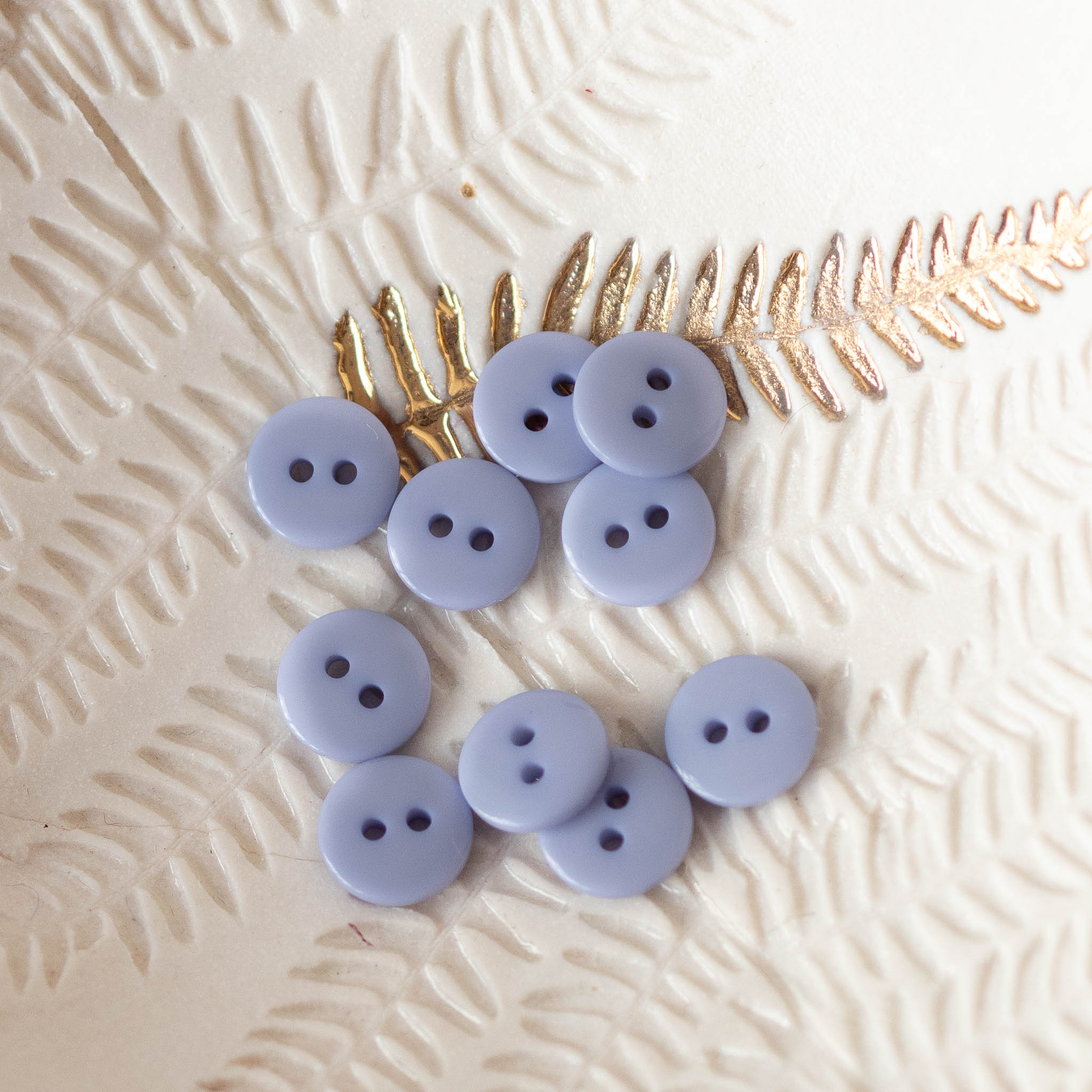 Bouton plat brillant - Nuage