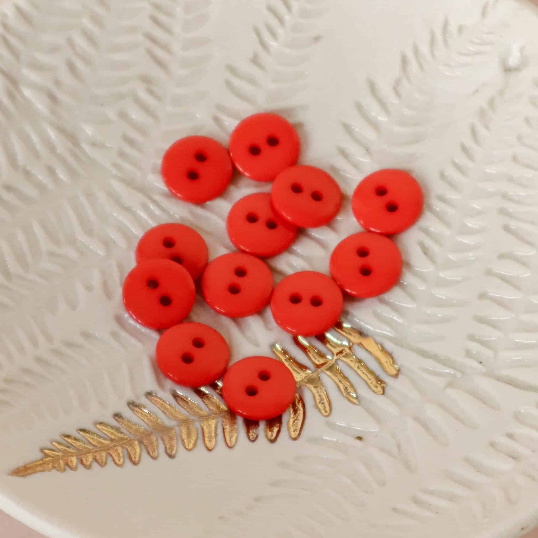 Bouton plat brillant - Sunset