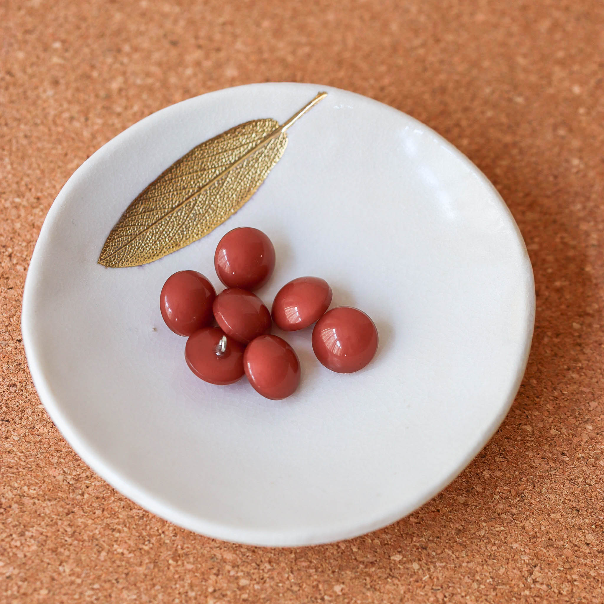 Bouton Moonlight - Terracotta