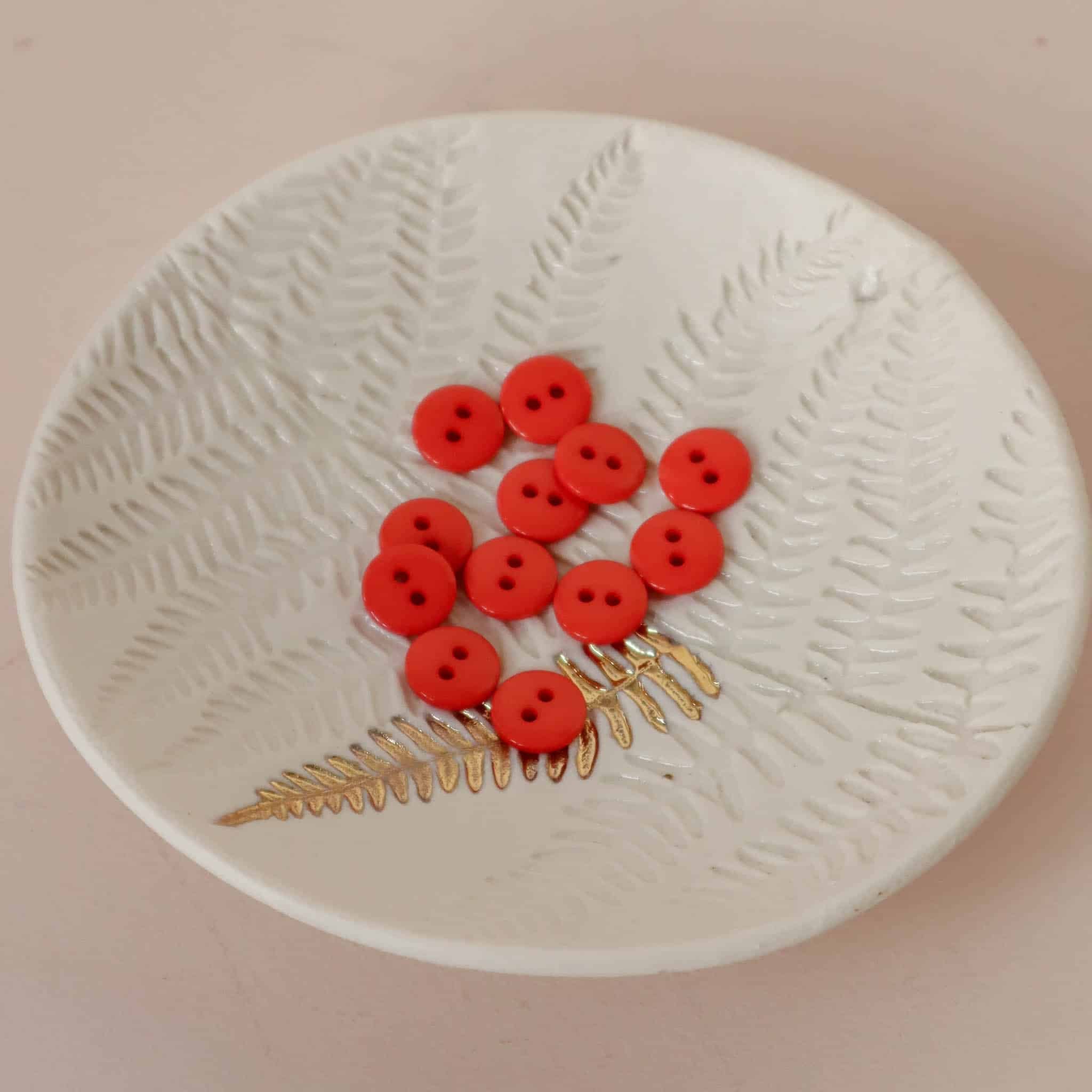 Bouton plat brillant - Sunset