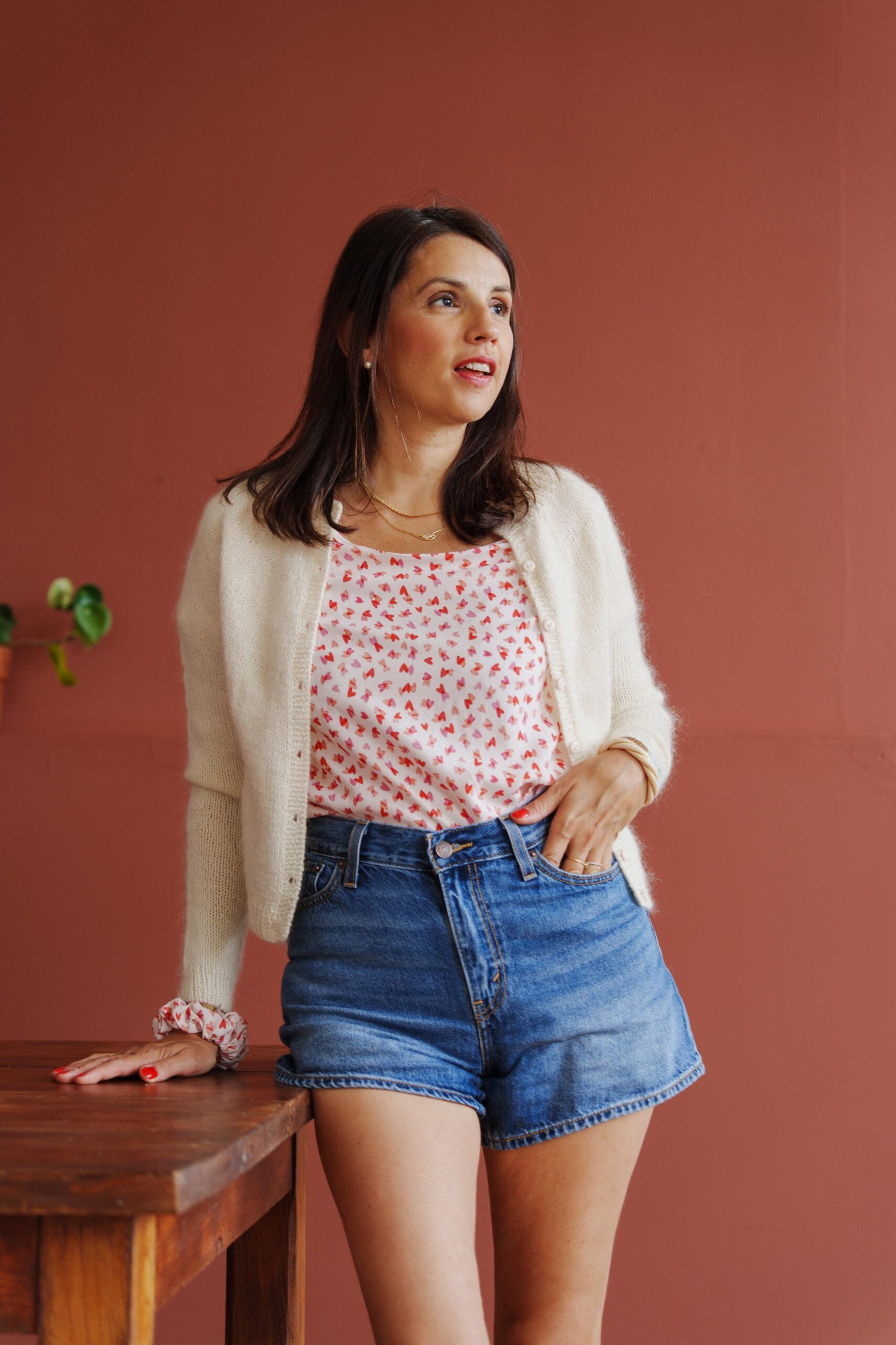 Mohair & soie - Ivoire