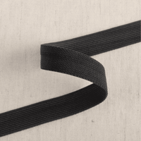 20mm underbust elastic - Black - sold by the meter