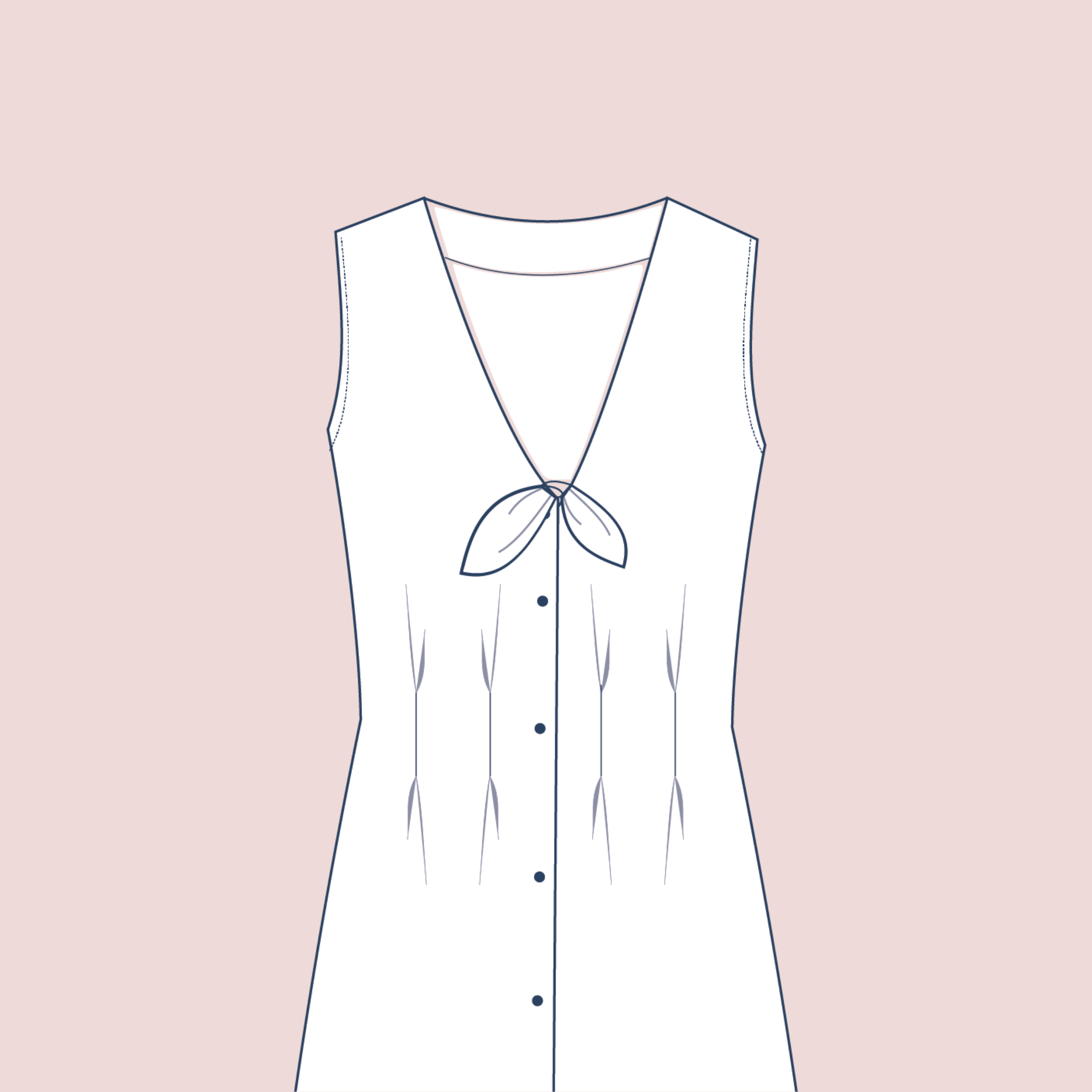 Gigi Dress - EXTENSION Tie version - PDF