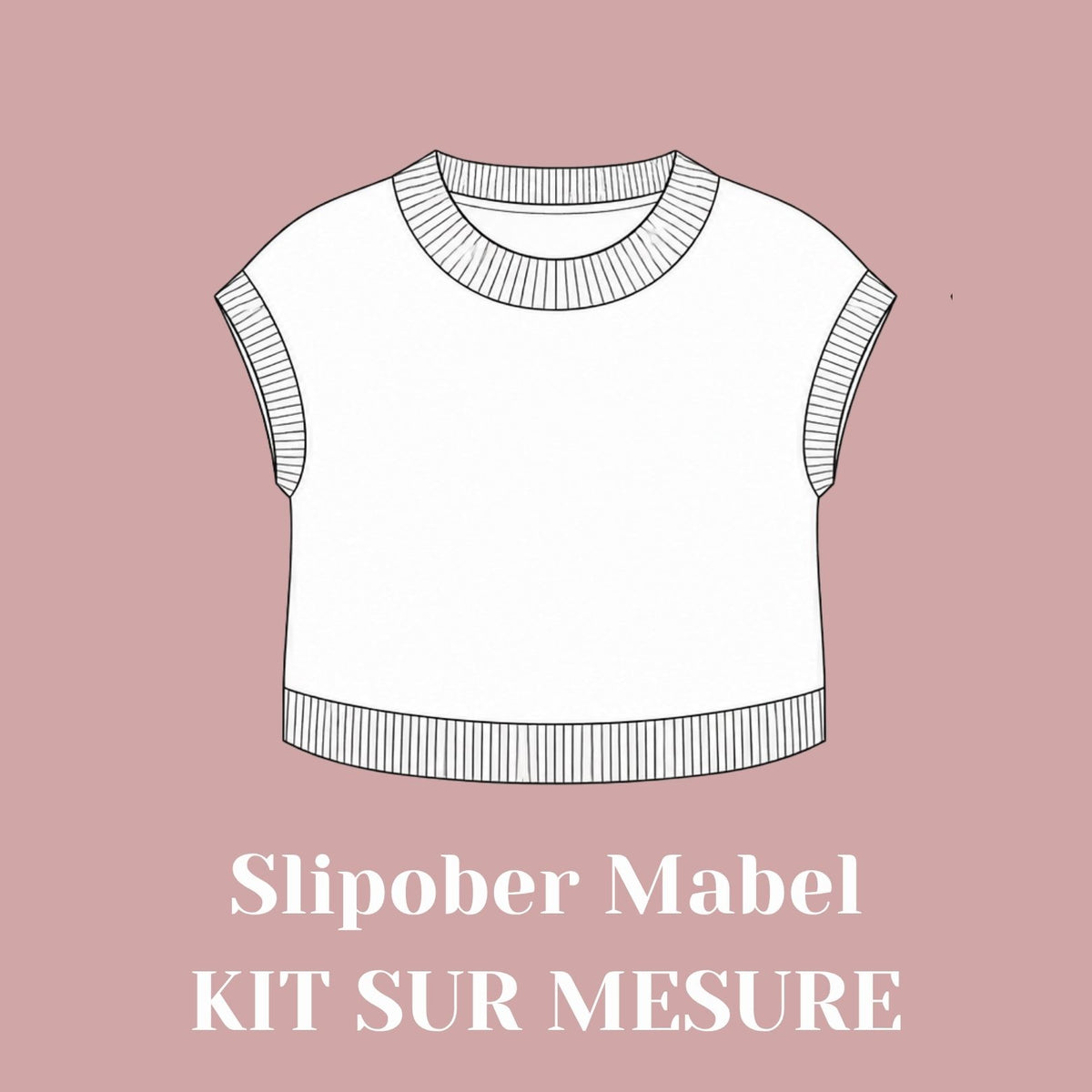Kit tricot - Slipover Mabel