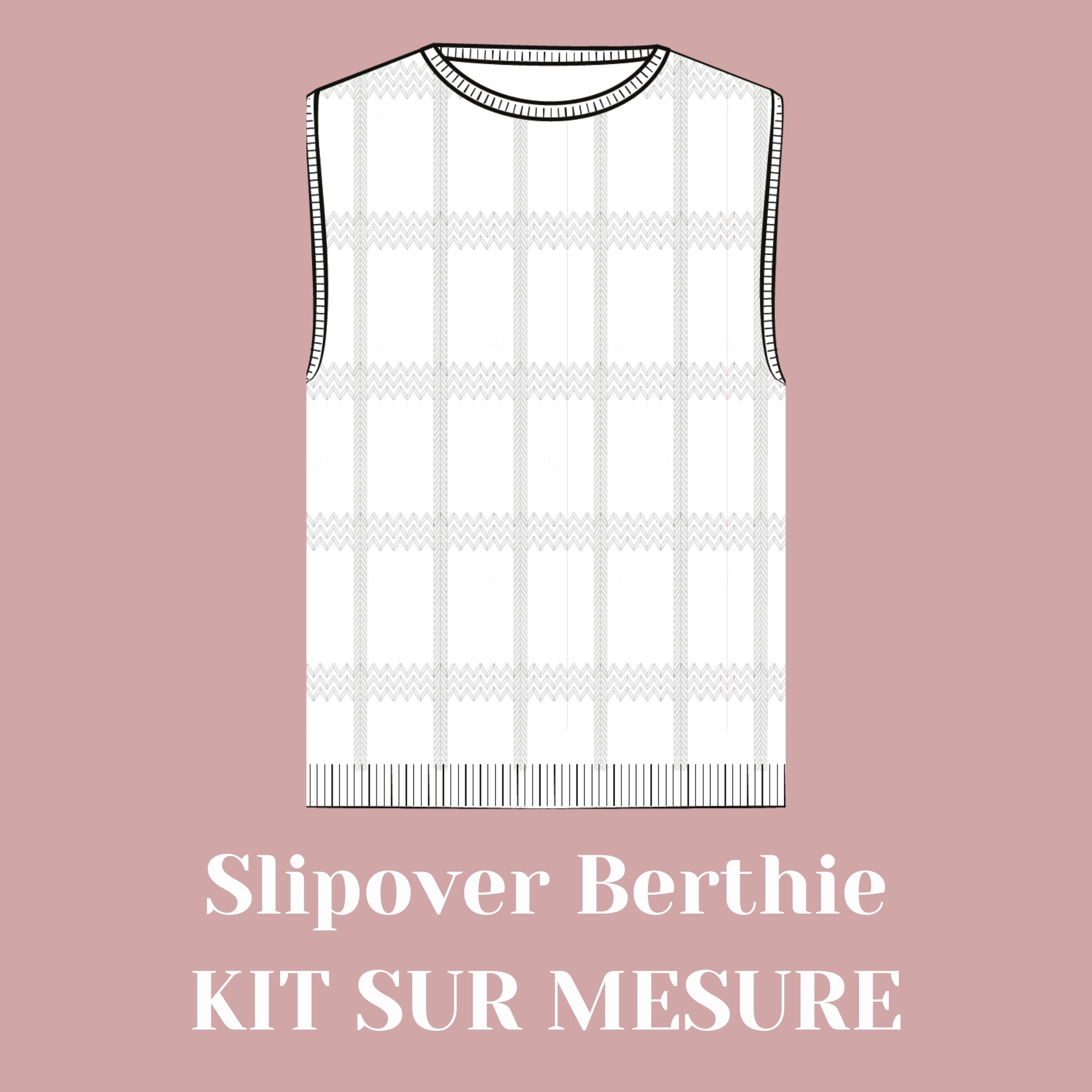 Kit tricot - Slipover Berthie