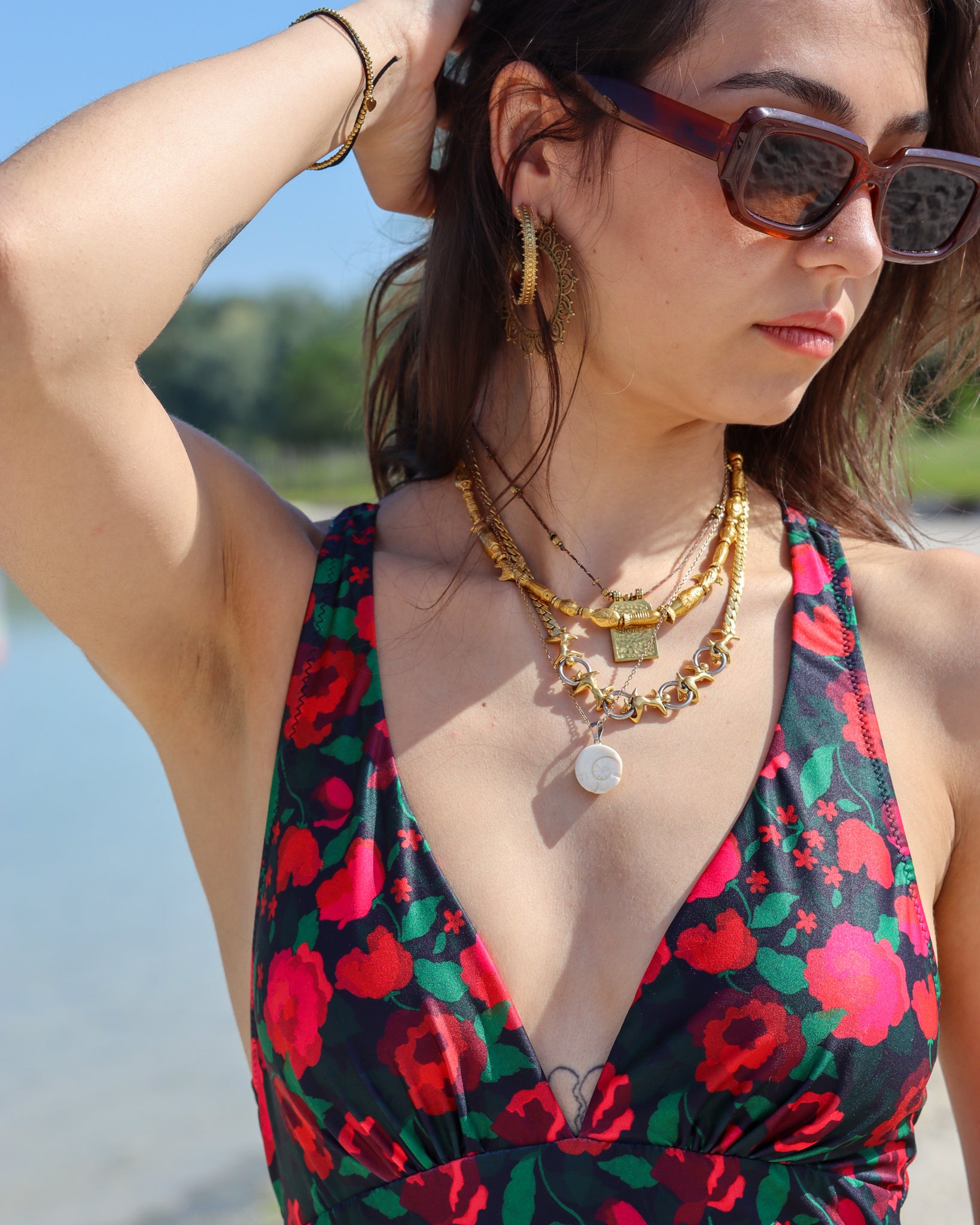 Lycra swimsuit - La Roseraie