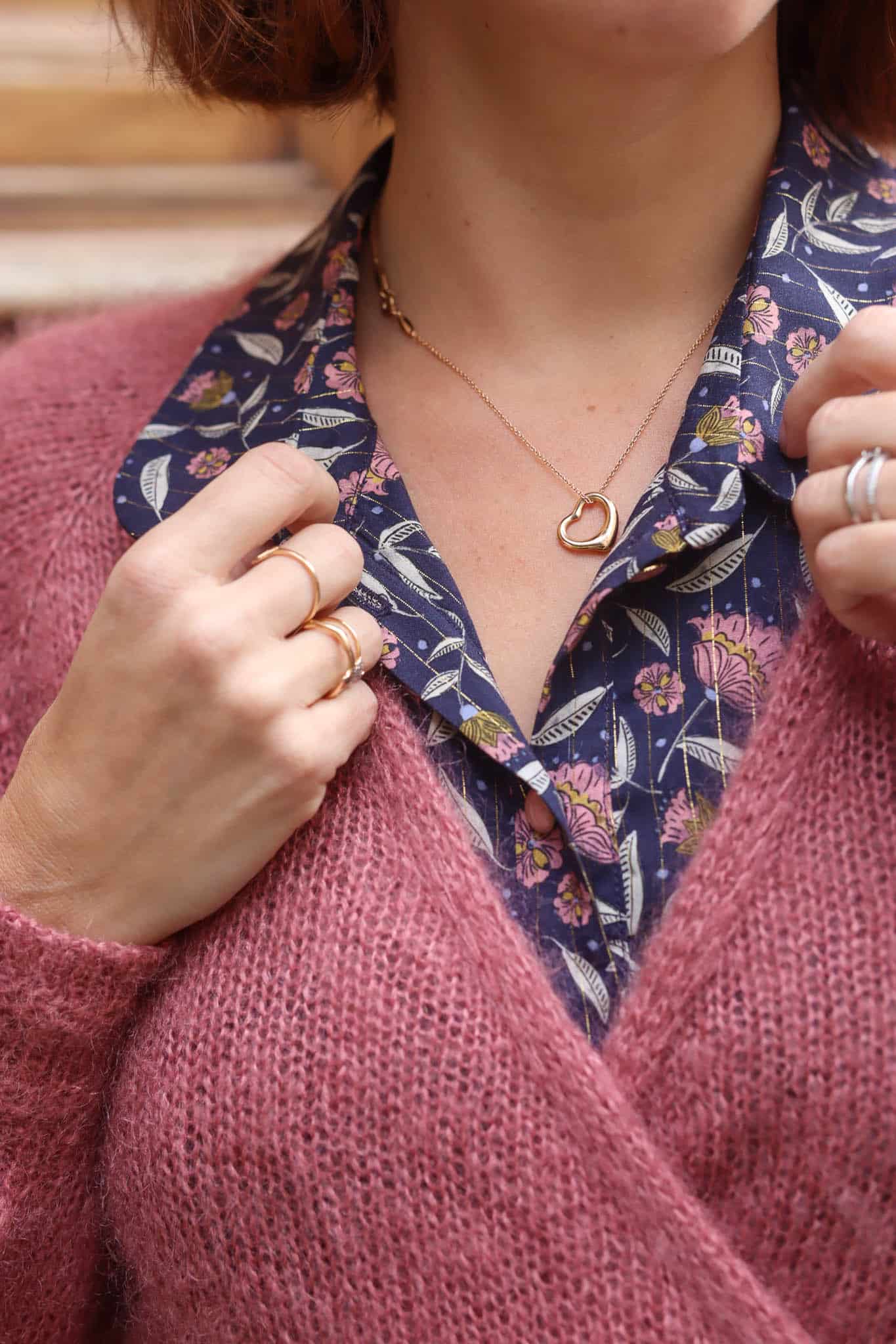 Mohair & soie - Vieux rose