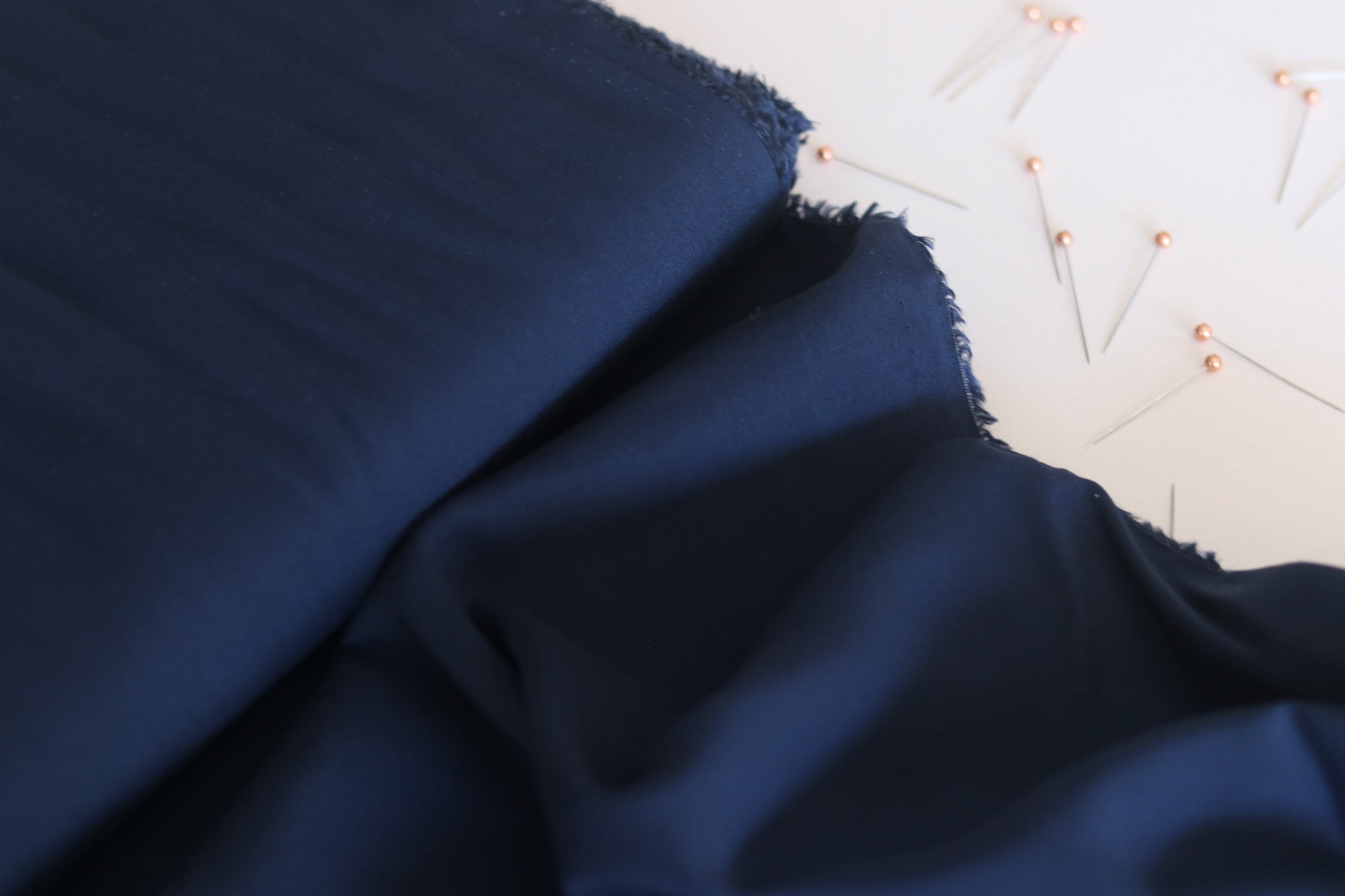 Viscose doublure - Marine