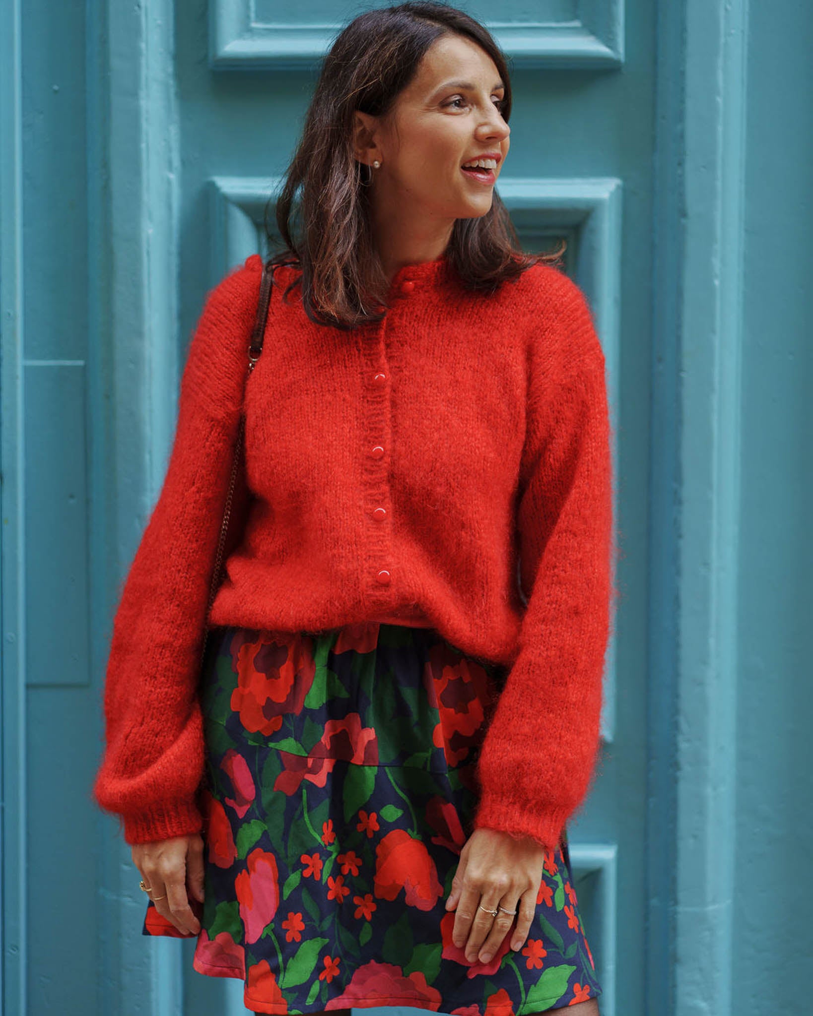 patron tricot lyvie cumulus red poppy