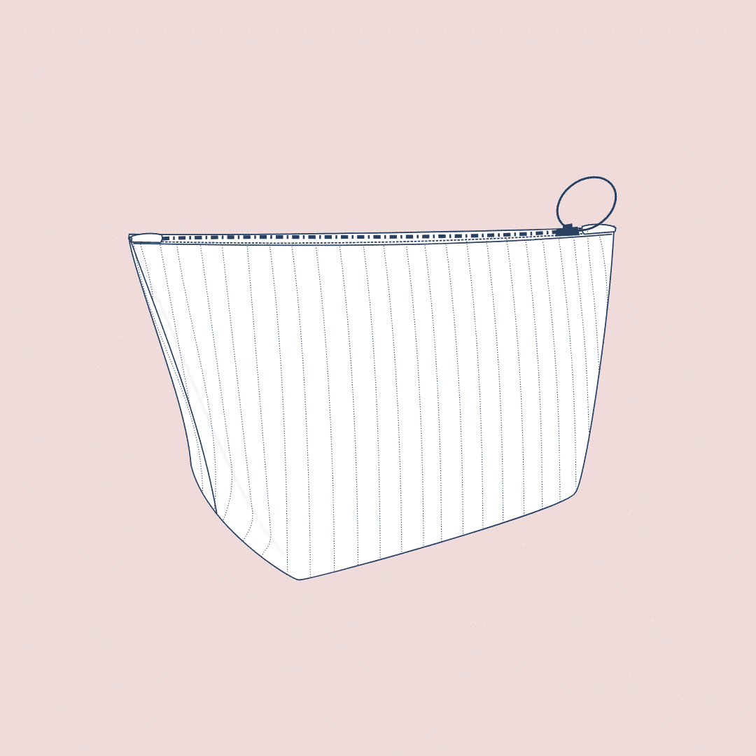 Pochette zippée M & L - PDF