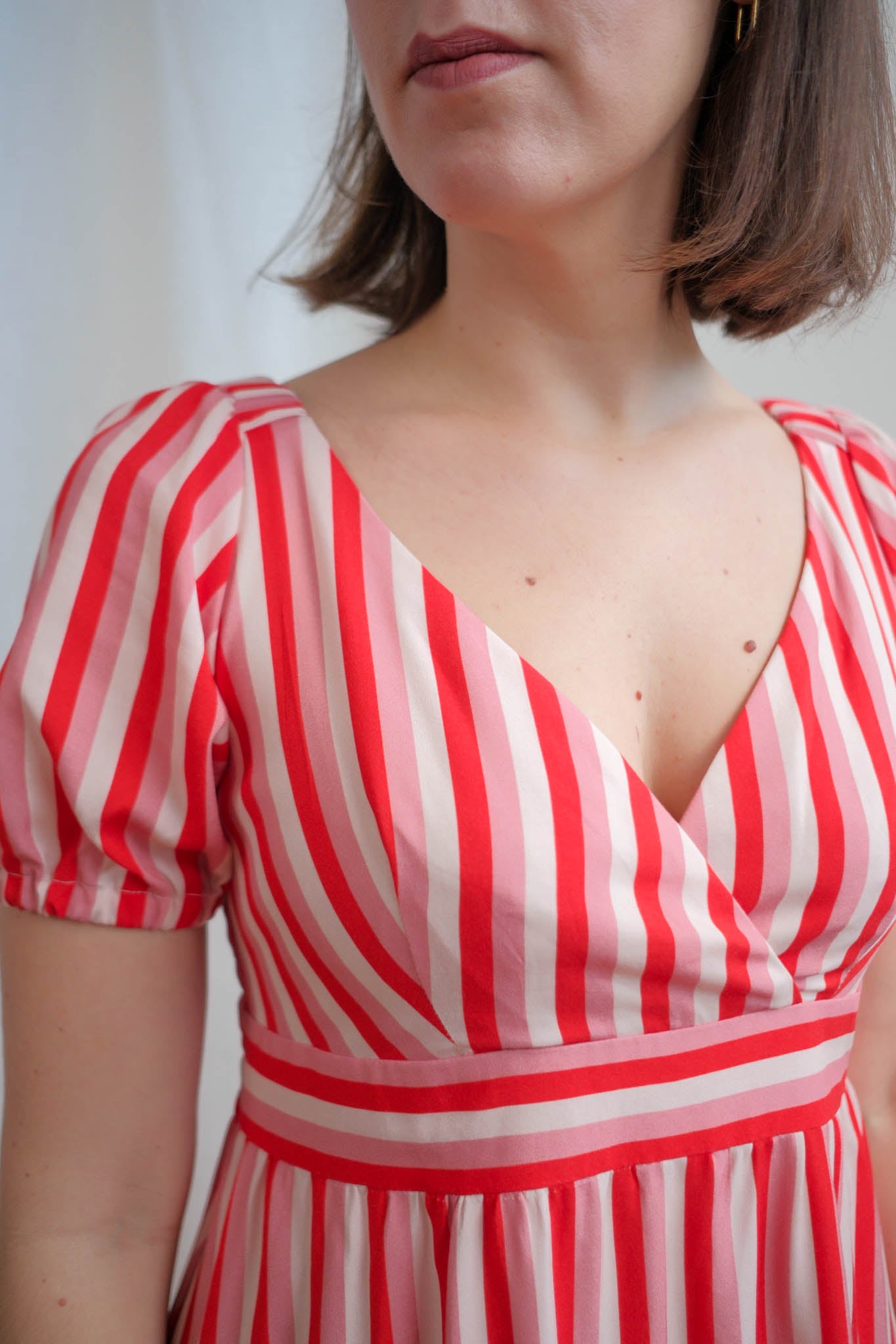 Viscose - Poppy Stripe - FLAWS