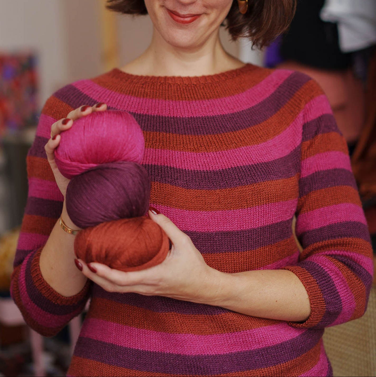 Pull - Gilet Rosée fingering - PDF