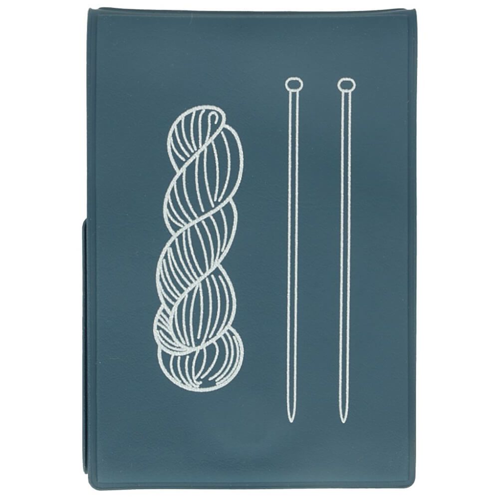 Set aiguilles à laine tulip avec étui aimanté - Bleu