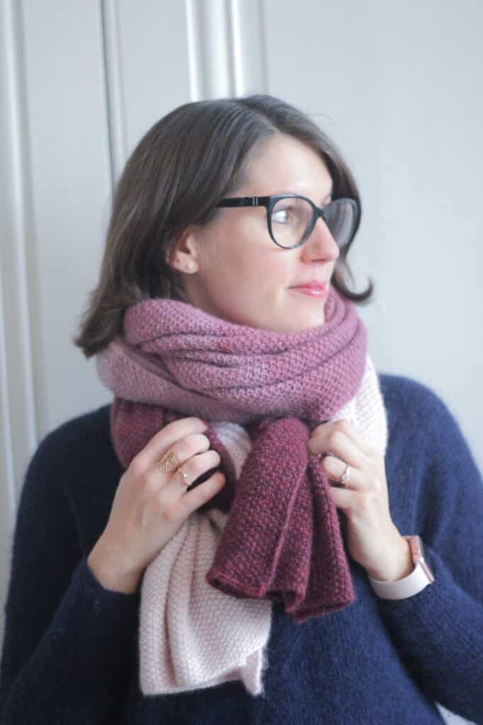 Ombré wrap - Purl soho - Blog tricot