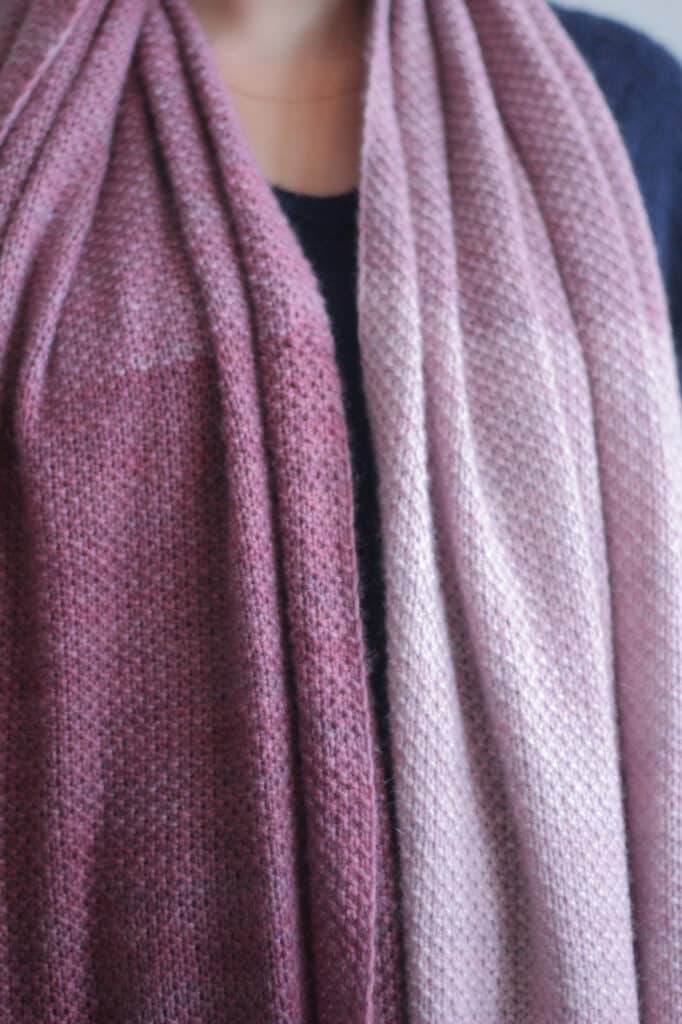 Ombré wrap - Purl soho - Blog tricot