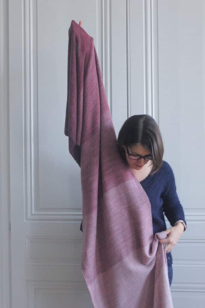 Ombré wrap - Purl soho - Blog tricot
