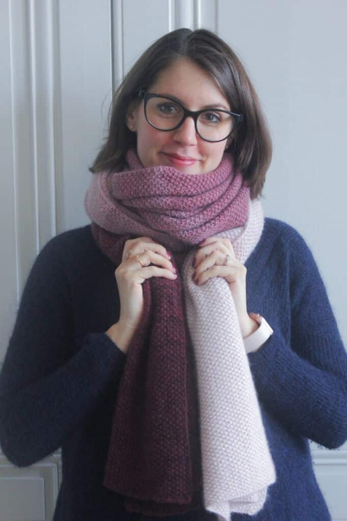 Ombré wrap - Purl soho - Blog tricot