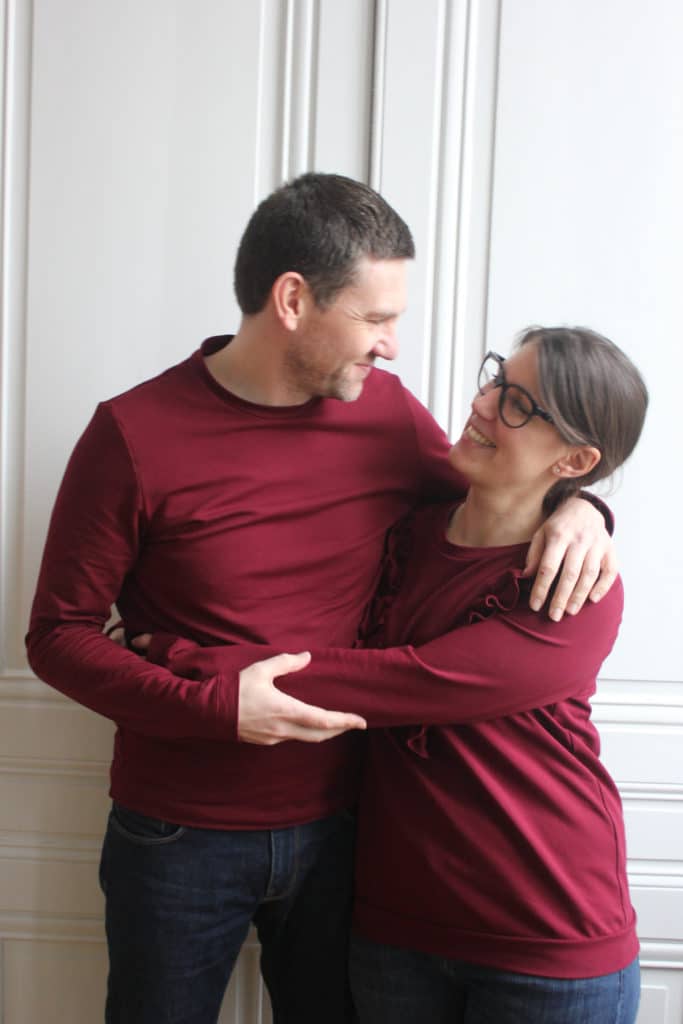 Sweat Le Décontracté - Les Beaux Gosses - Sweat Courcelles - Cozy Little World - Blog couture