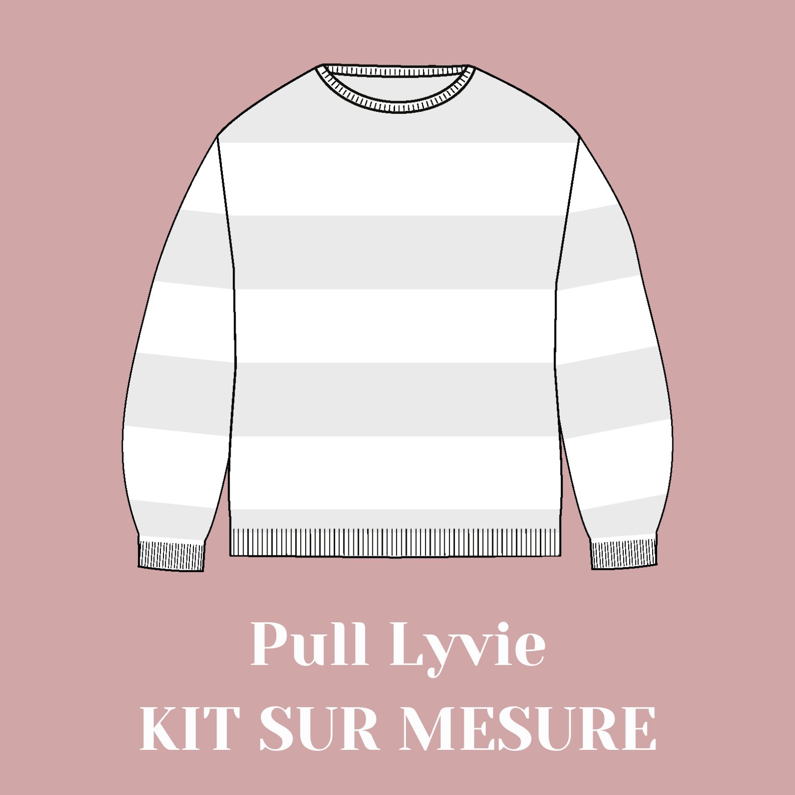Kit tricot - Pull Lyvie