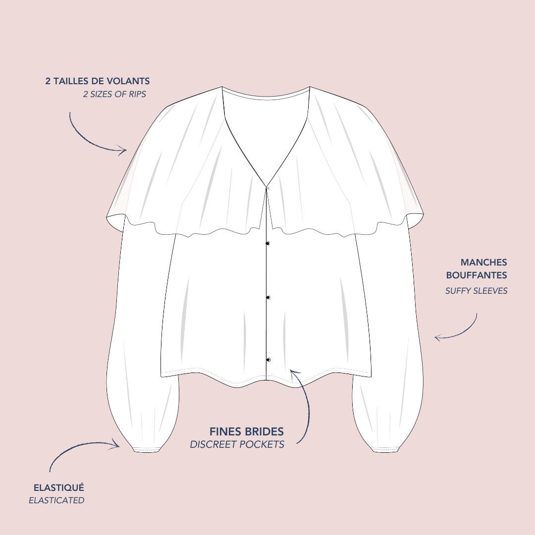 Blouse Gabrielle - Pochette