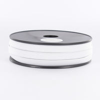 10mm white elasticated belt - sold by the meter