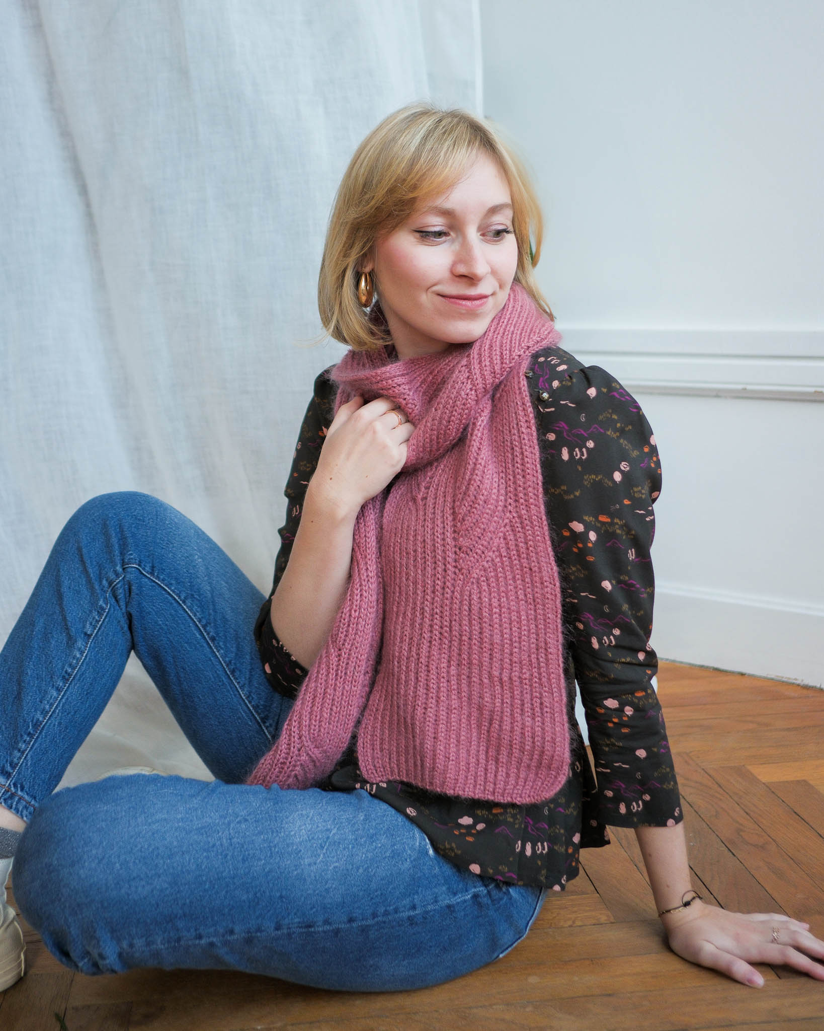 Kit tricot - Echarpe Alma