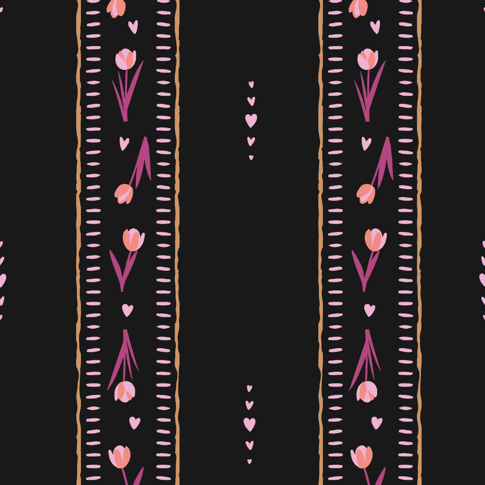 Viscose - Bloom Every Day Noir Rayures - COUPONS